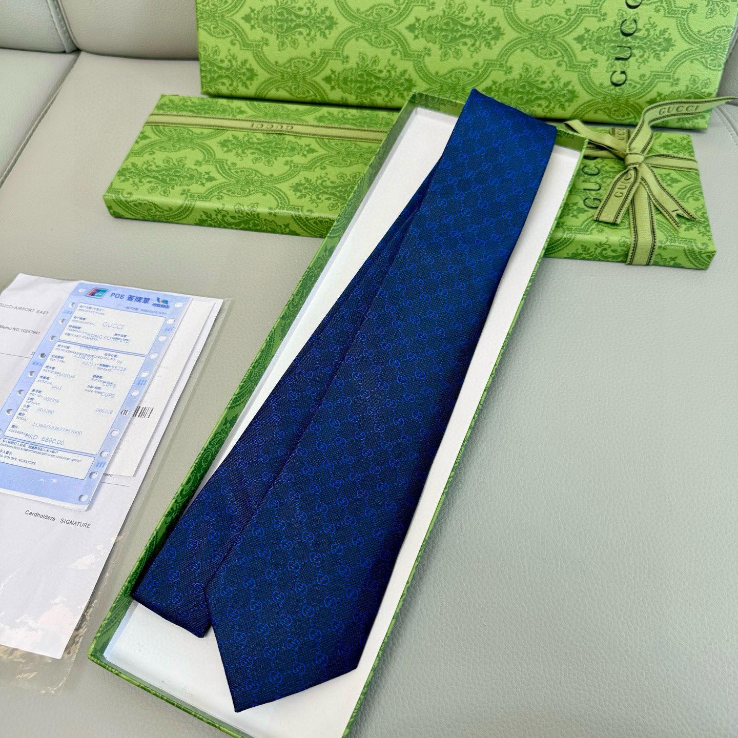 特价💰古奇男士领带系列【双G老花真丝领带】👔👔，稀有采用经典小G LOGO提花展现精湛手工与时尚优雅的理