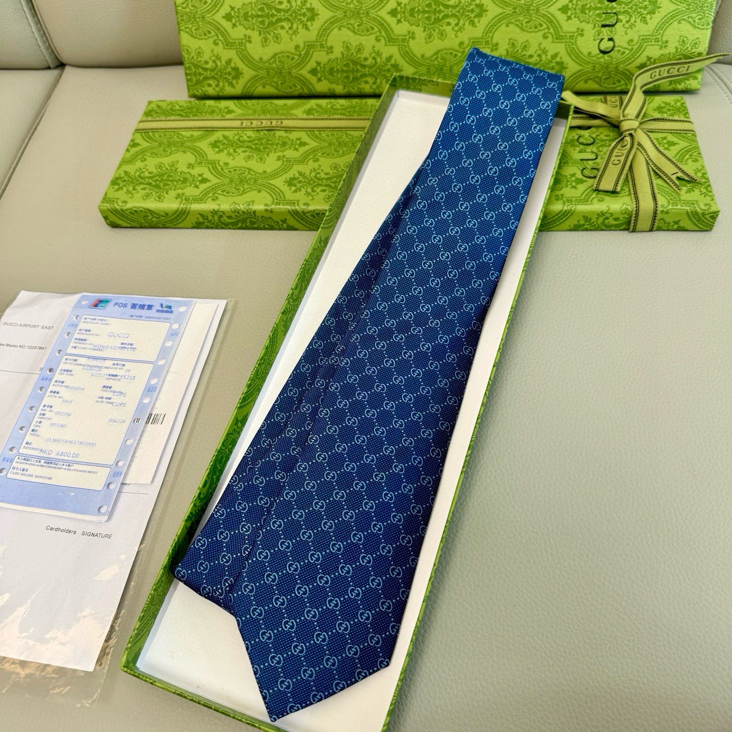特价💰古奇男士领带系列【双G老花真丝领带】👔👔，稀有采用经典小G LOGO提花展现精湛手工与时尚优雅的理