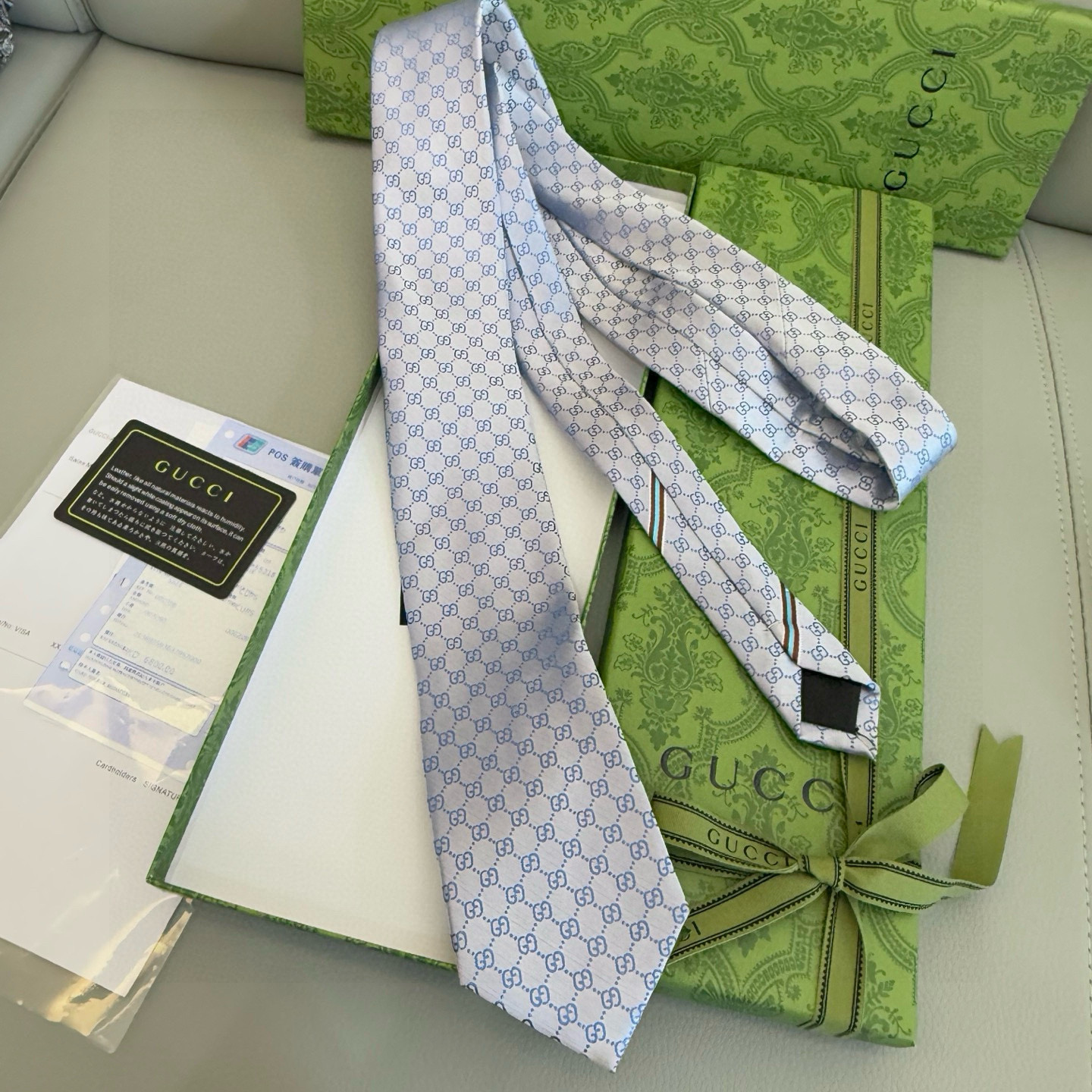 特价💰 古奇 男士领带系列【双G提花领带】GG暗纹👔👔，稀有采用经典小G LOGO提花展现精湛手工与时尚