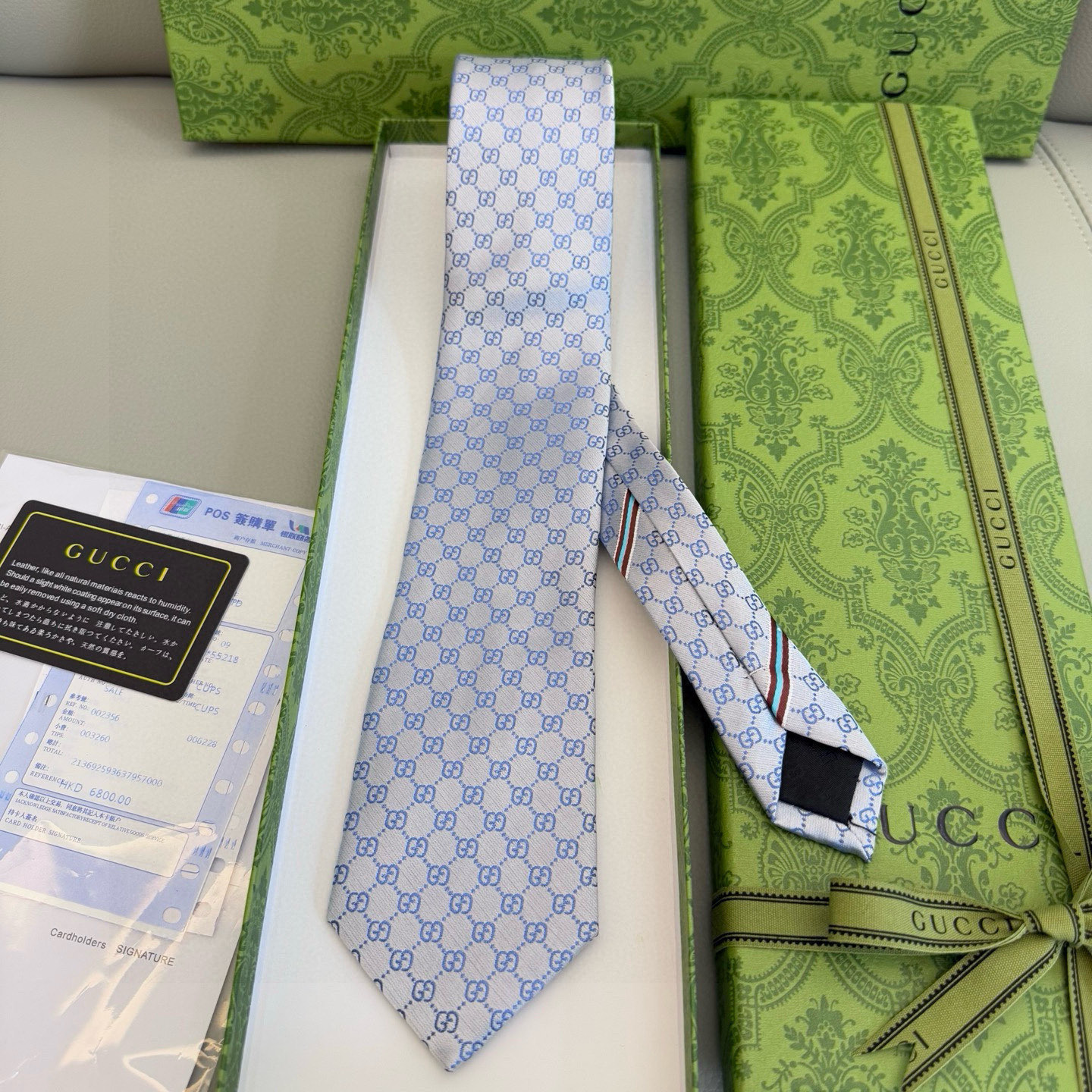 特价💰 古奇 男士领带系列【双G提花领带】GG暗纹👔👔，稀有采用经典小G LOGO提花展现精湛手工与时尚