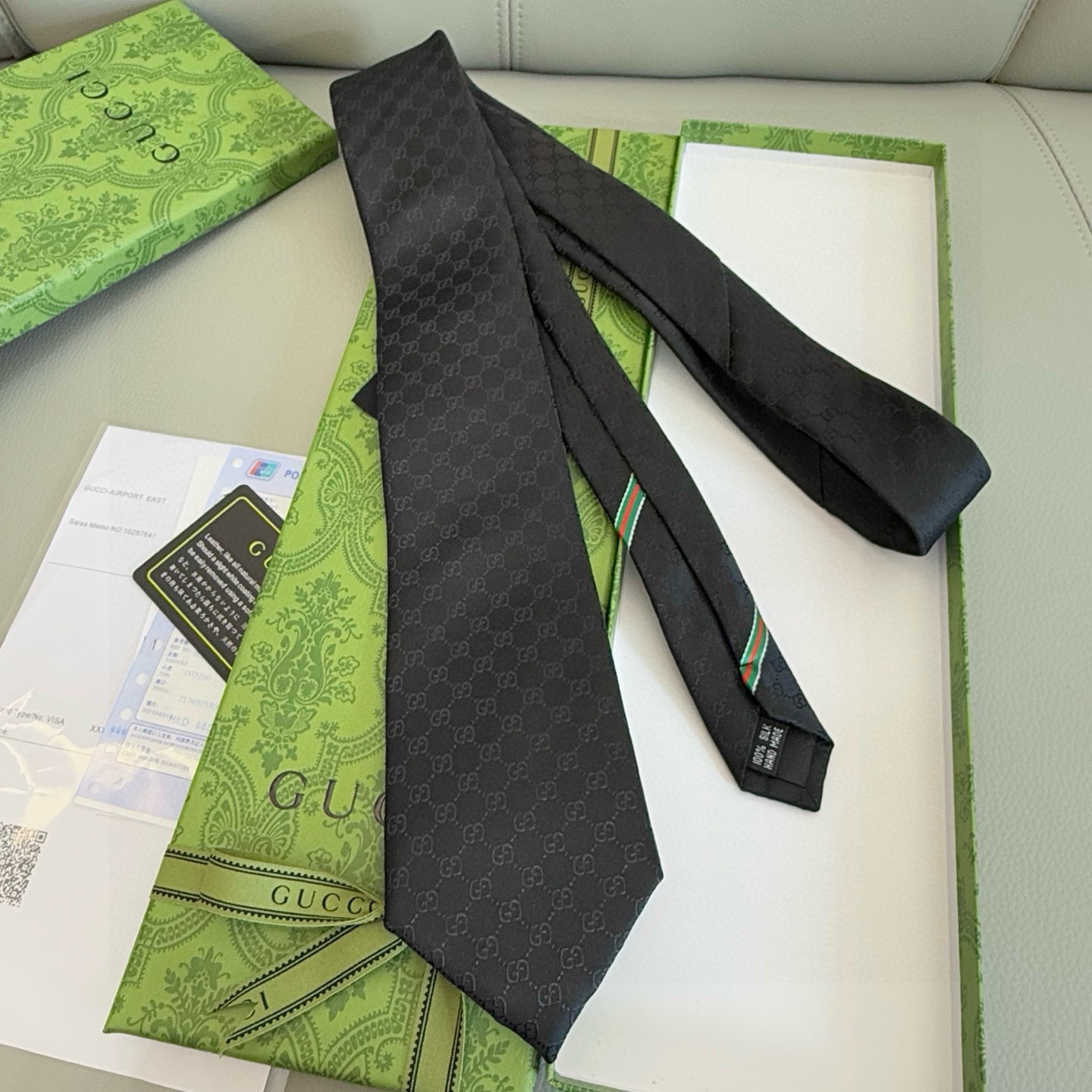 特价💰 古奇 男士领带系列【双G提花领带】GG暗纹👔👔，稀有采用经典小G LOGO提花展现精湛手工与时尚