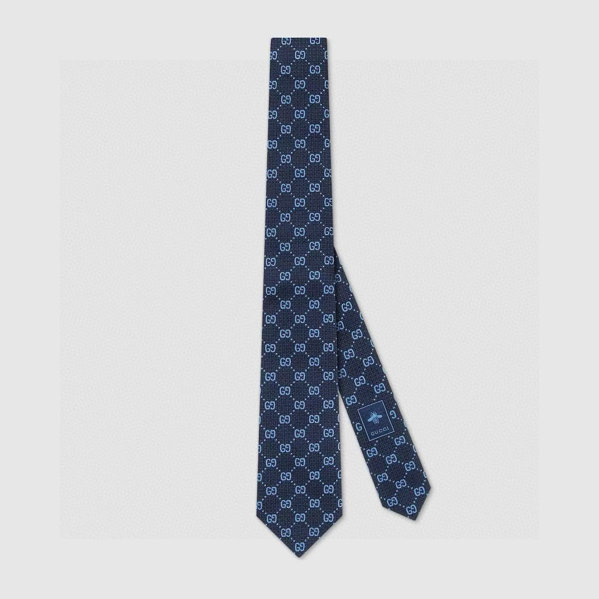 特价。古奇官方同步新款，稀有采用经典小G LOGO提花展现精湛手工与时尚优雅的理想选择，这款领带将标志性