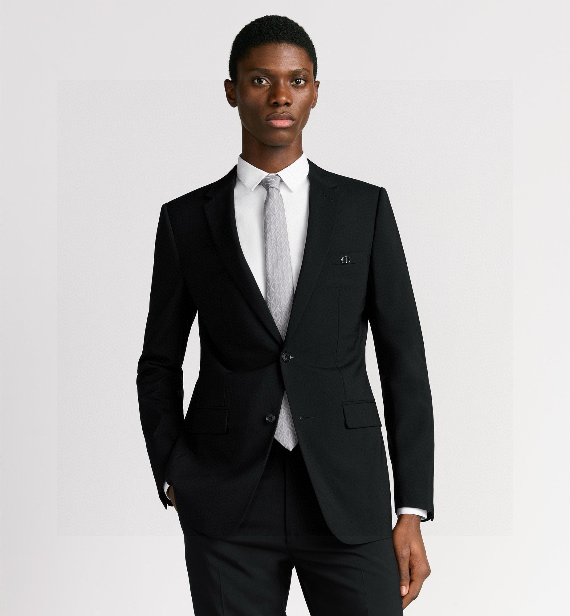 🌾 官方同步新款【线条菱形图案领带】Dior男士蚕丝藤格纹领带 经典三角格纹设计款领带穿搭更显气场！这款