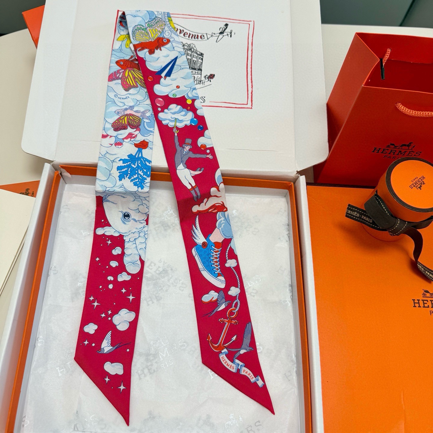 Hermes Scarf Hermes “ ”Twilly — photo 4