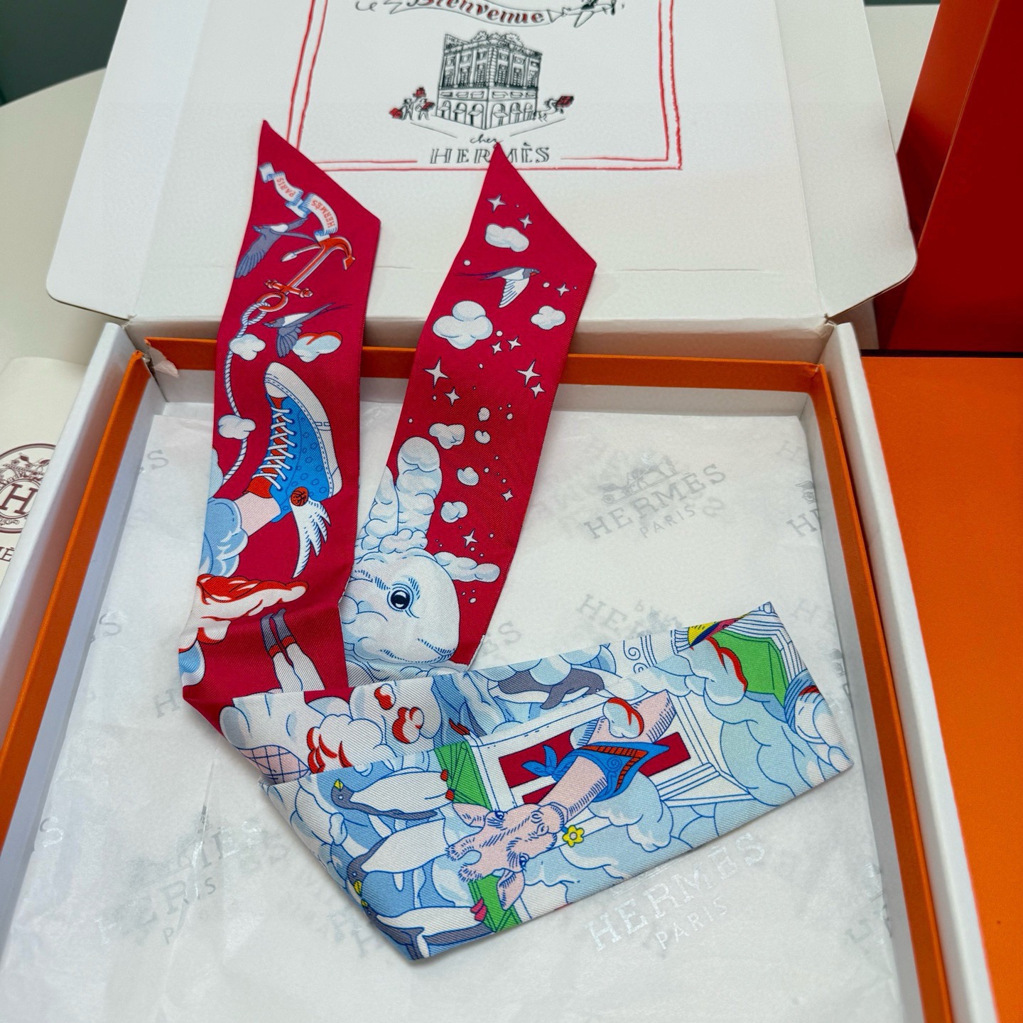 Hermes Scarf Hermes “ ”Twilly — photo 9