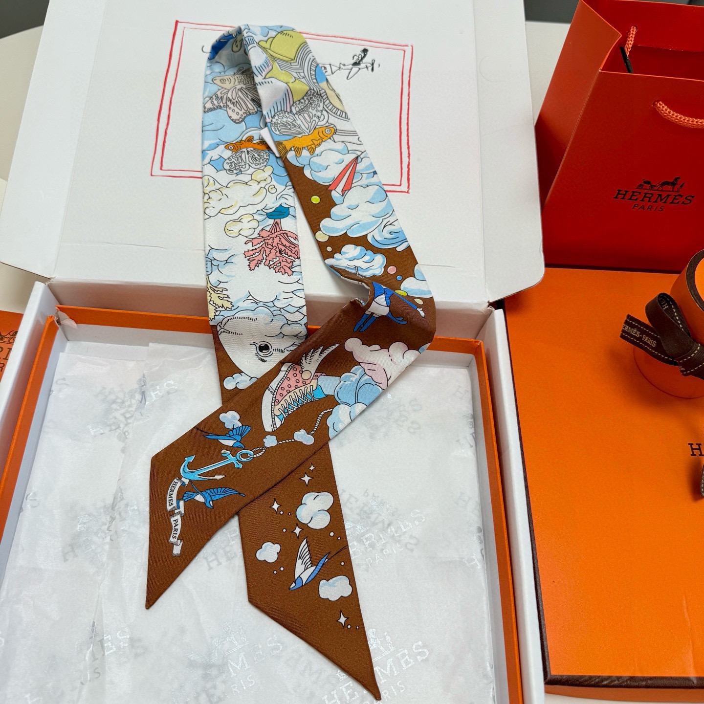 Sciarpa Hermes “ ”Twilly — photo 7