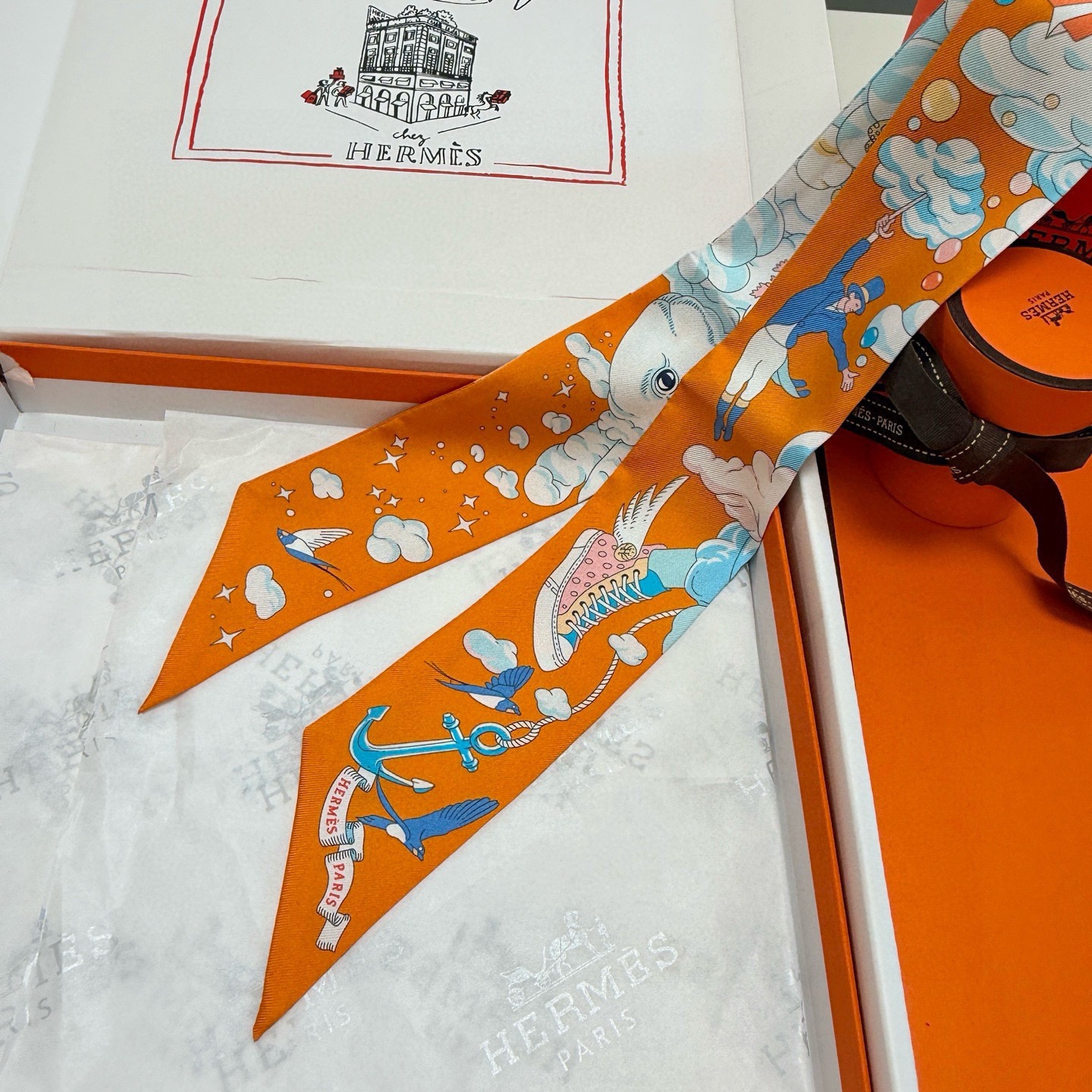 Hermes Scarf Hermes “ ”Twilly — photo 10