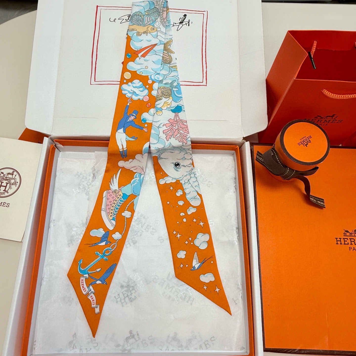 Hermes Scarf Hermes “ ”Twilly — photo 4