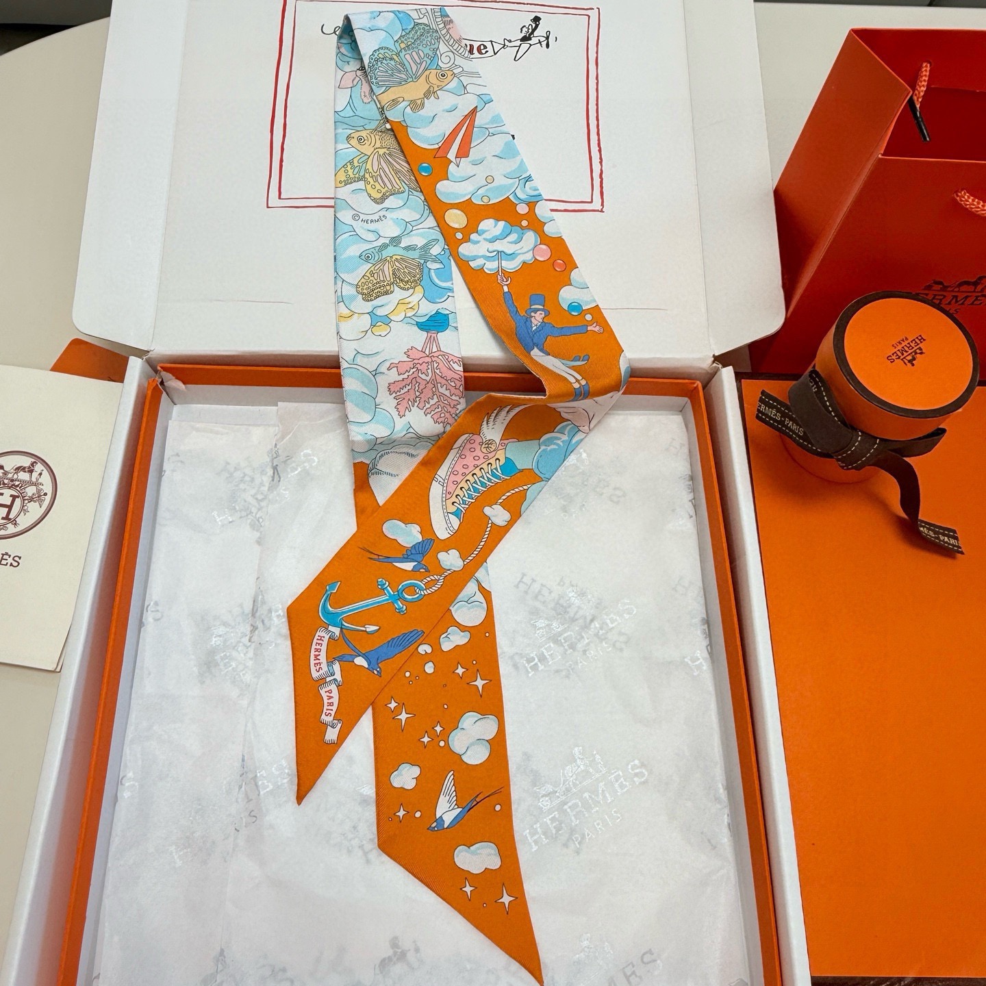 Hermes Scarf Hermes “ ”Twilly — photo 5