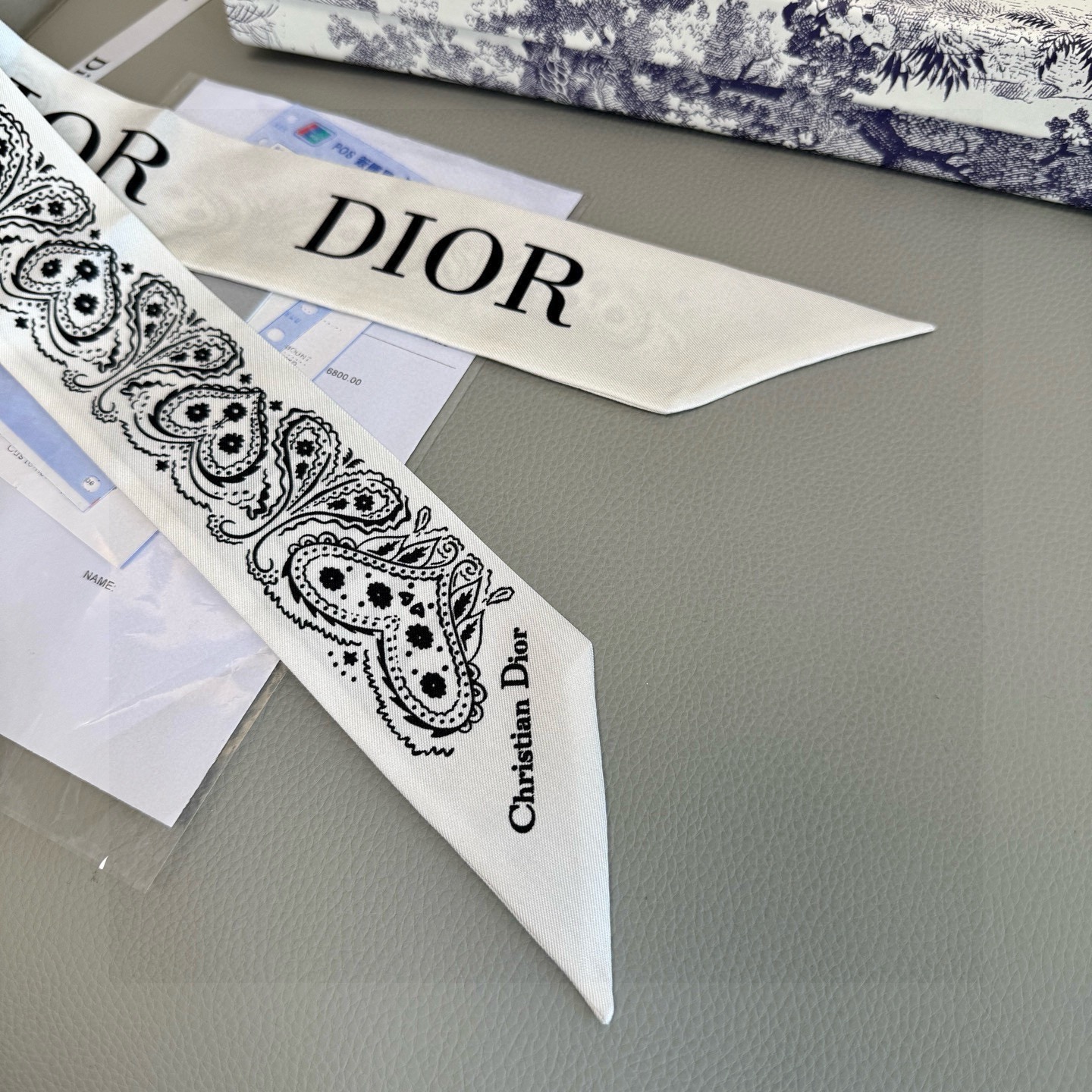 Dior halsduk Dior "CHRISTIAN DIOR" — photo 4