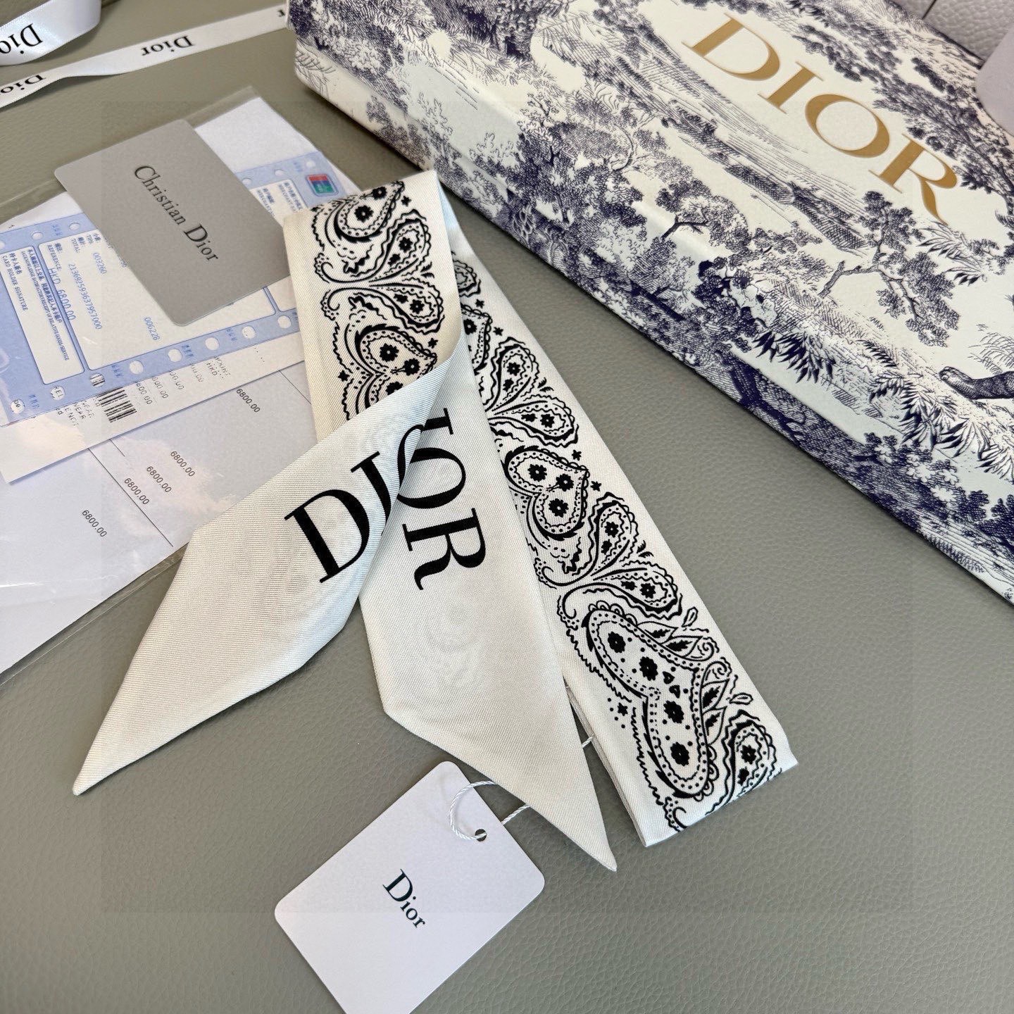 Dior halsduk Dior "CHRISTIAN DIOR" — photo 2