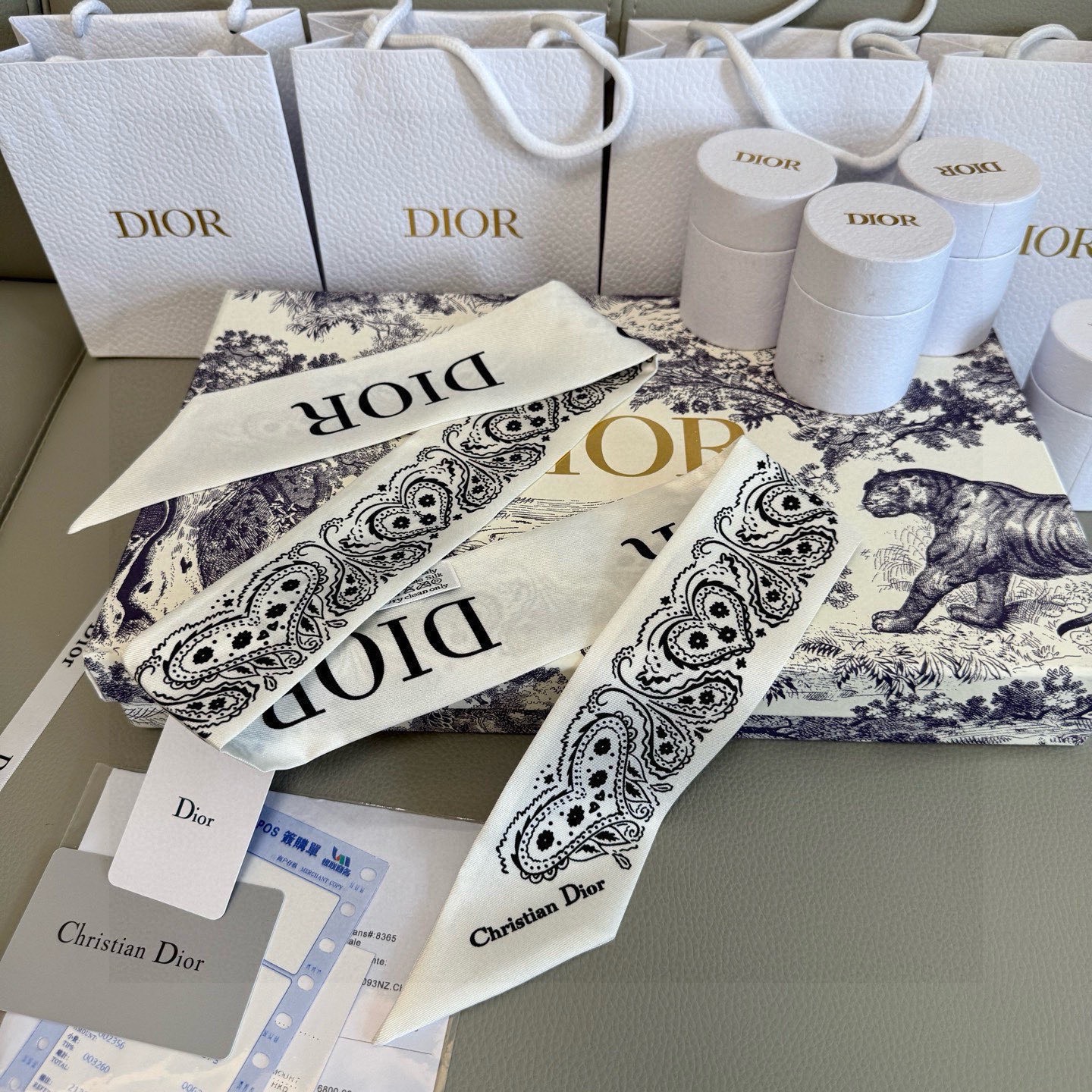 Dior halsduk Dior "CHRISTIAN DIOR" — photo 3
