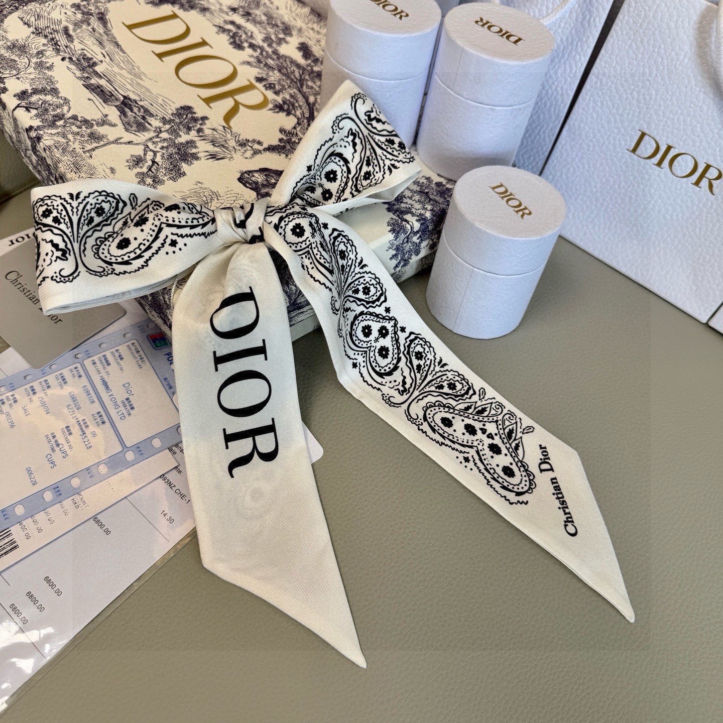 Dior halsduk Dior "CHRISTIAN DIOR" — photo 7