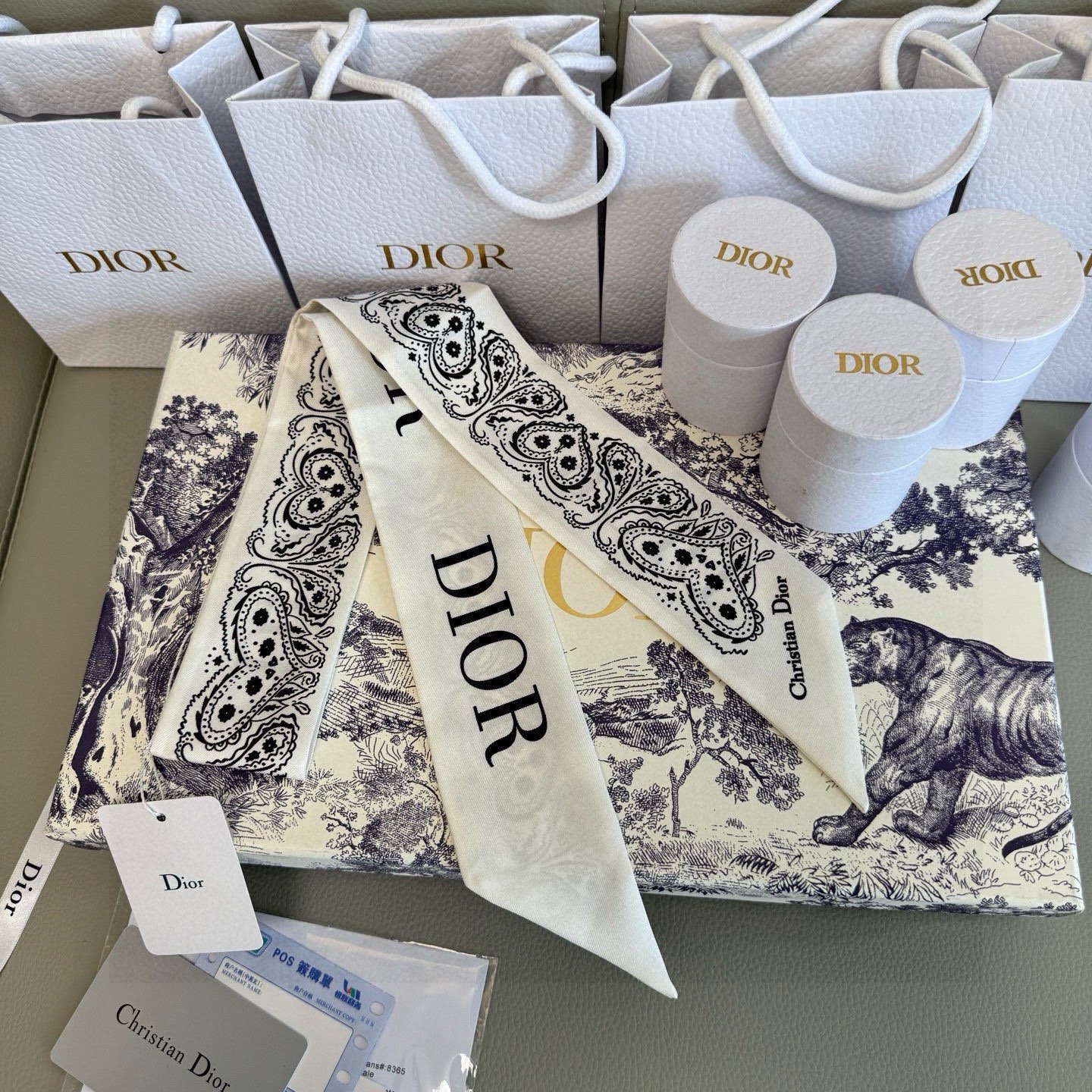 Dior halsduk Dior "CHRISTIAN DIOR" — photo 5