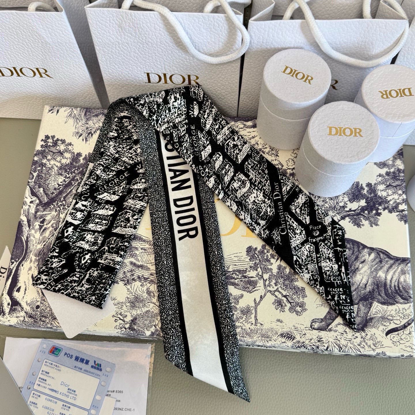 Шарф Dior Twilly Dior — photo 5