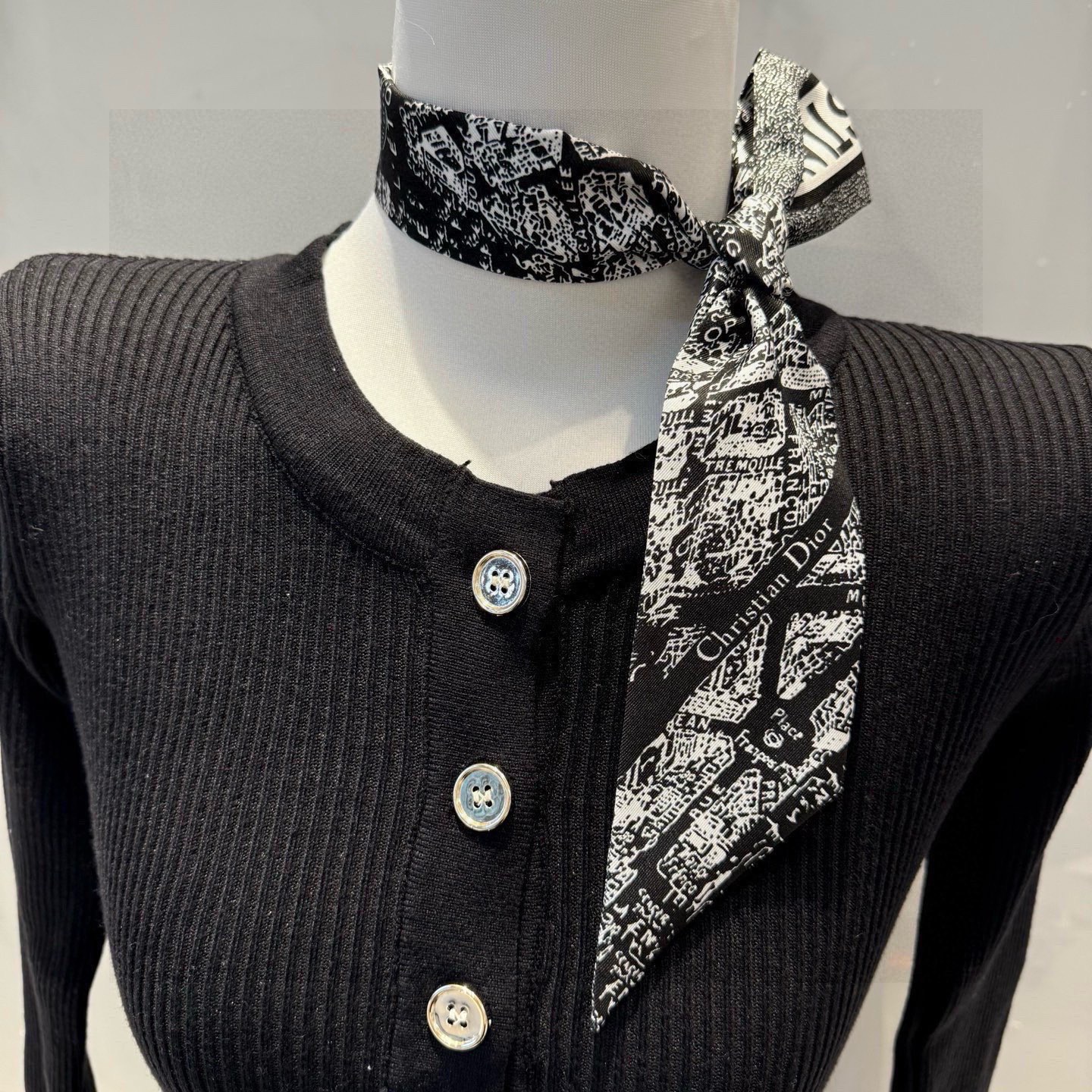 Шарф Dior Twilly Dior — photo 8