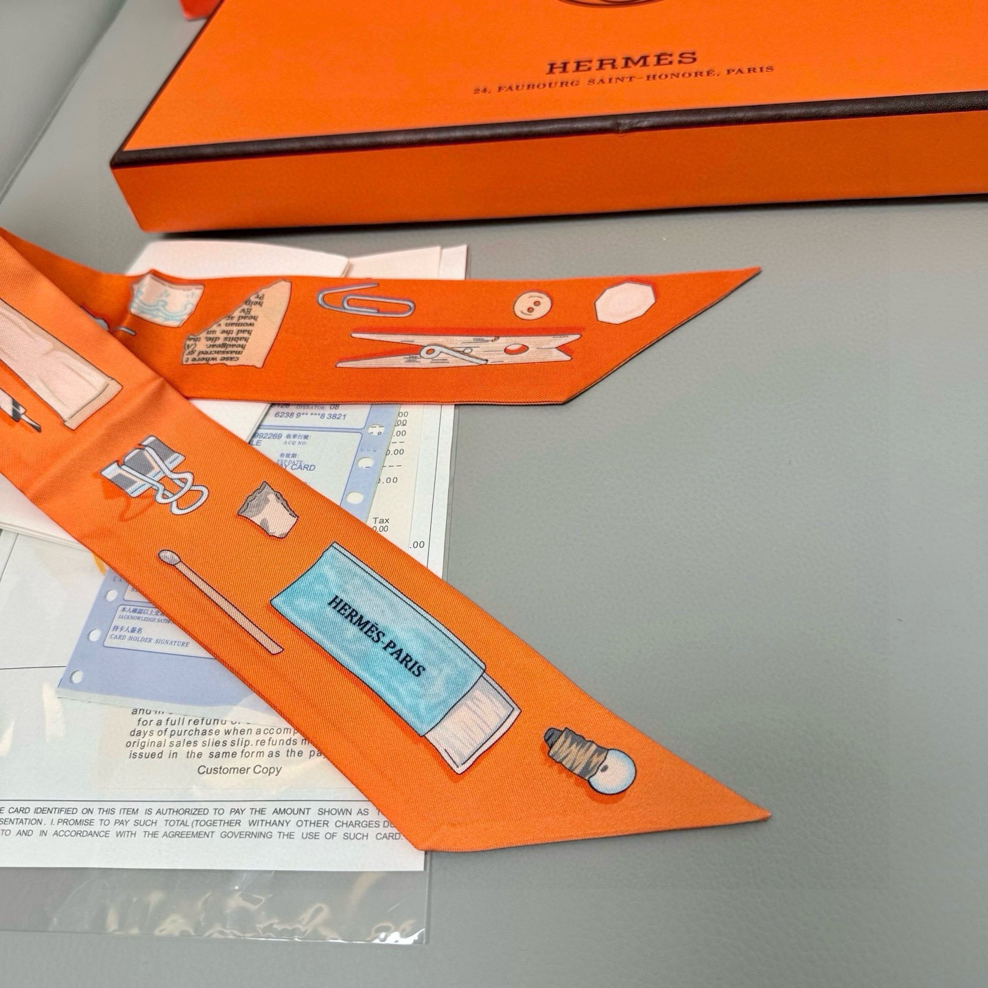 Hermès Foulard Hermes « » Twilly — photo 6