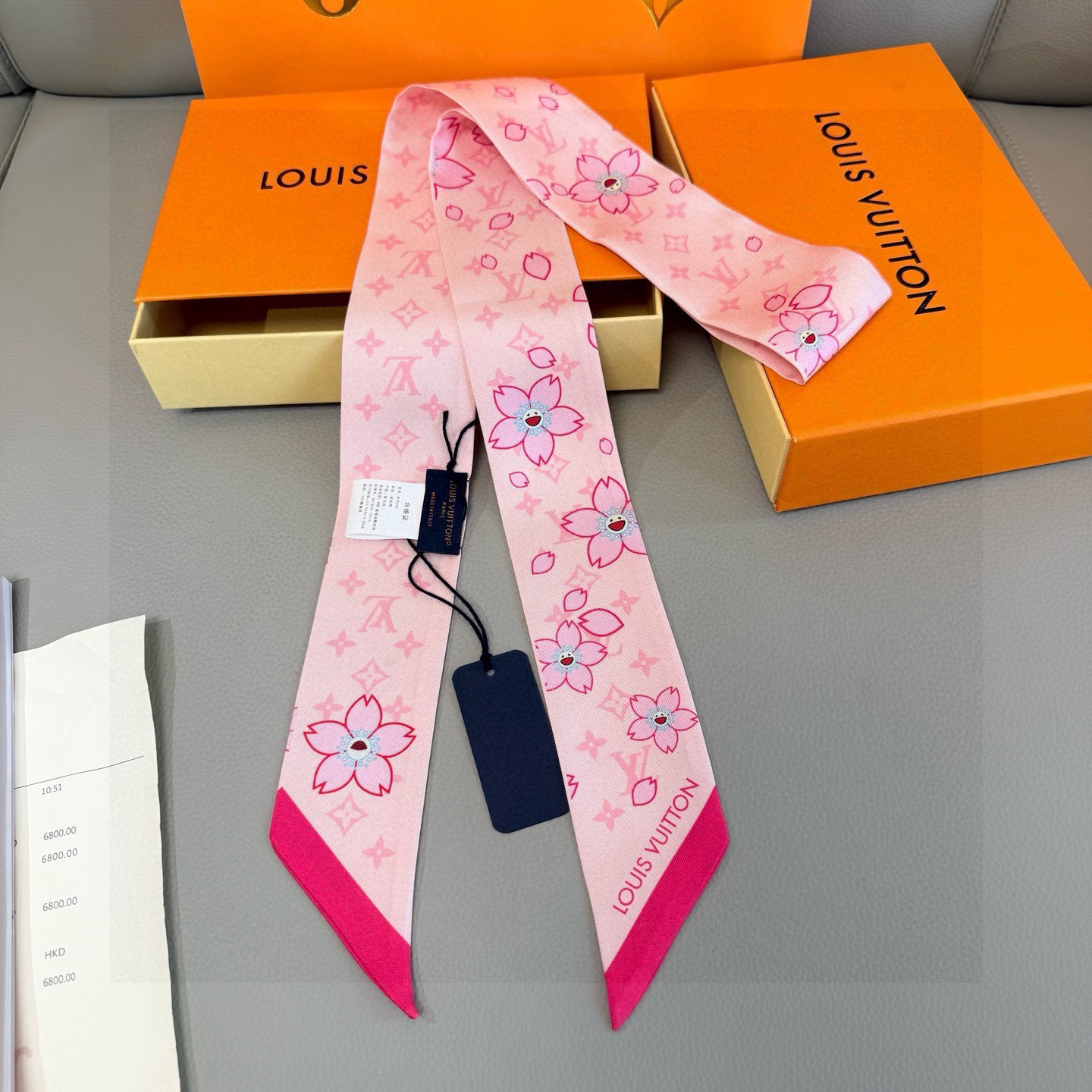 LV scarf ??2025 New twilly Lv100% — photo 10