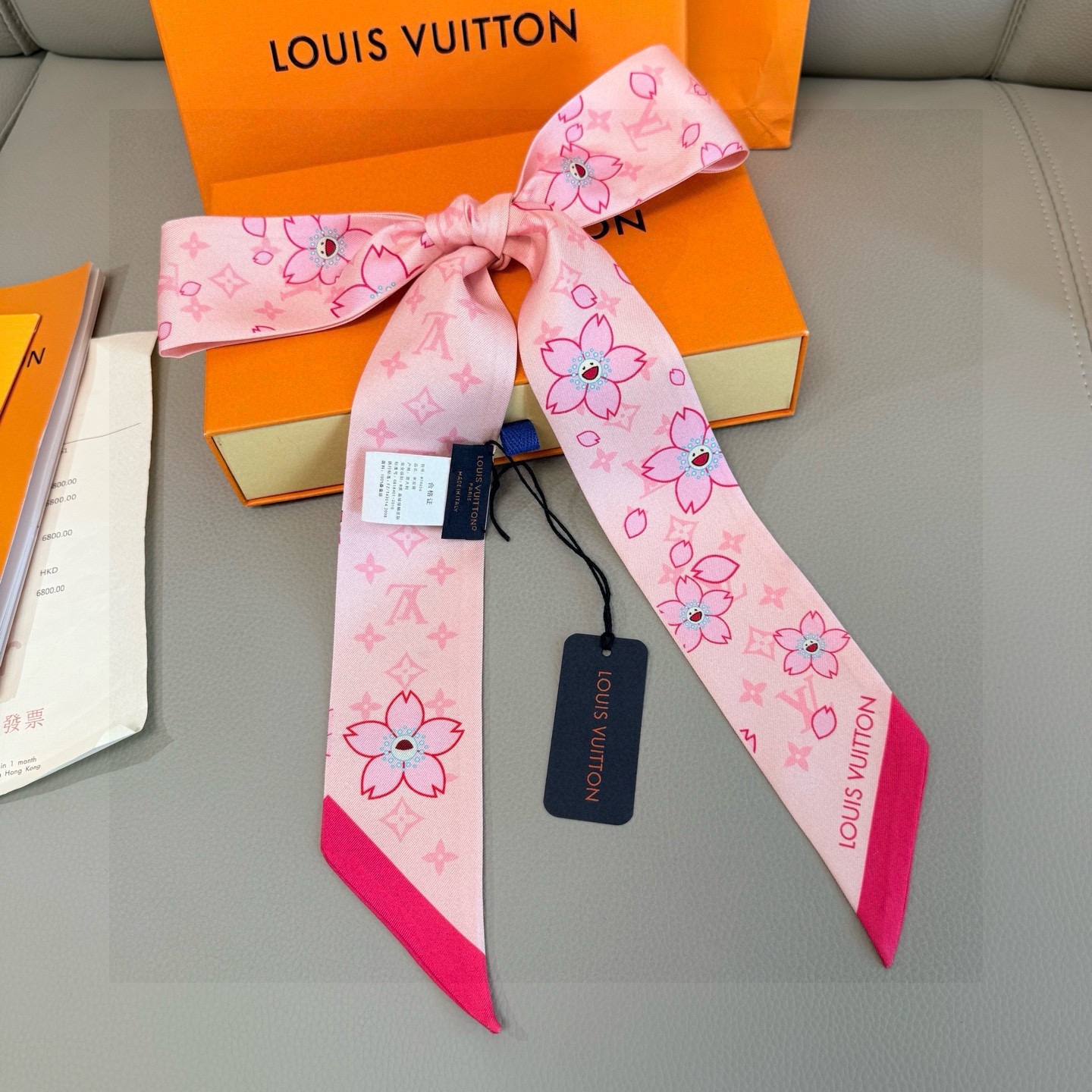 LV scarf ??2025 New twilly Lv100% — photo 12
