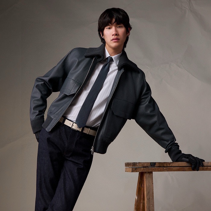 🌾官方新款爱马仕领带！5色有货，手工缝制重磅真丝领带（100%桑蚕丝）。爱马仕领带是每位男士的衣橱中不可