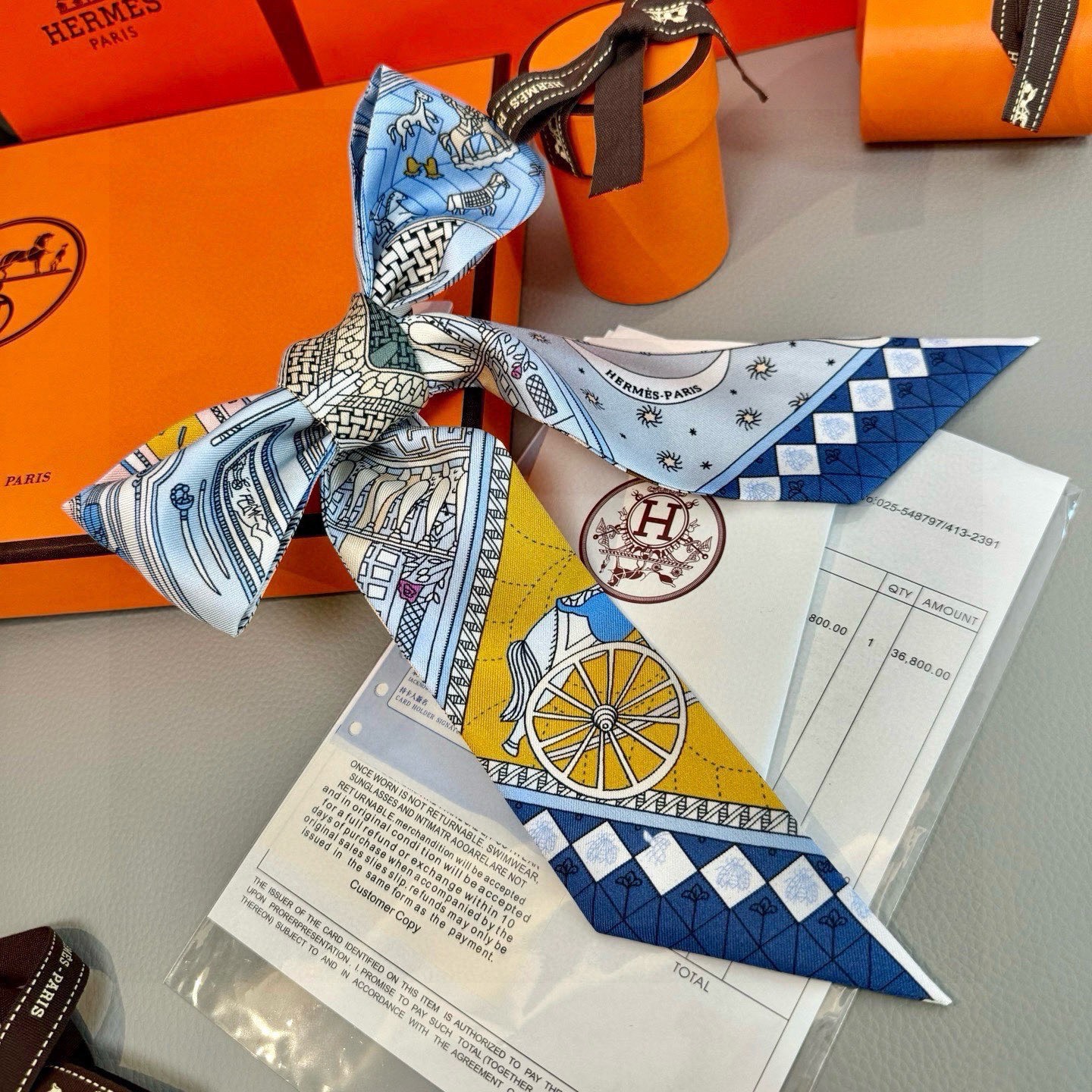 Hermes Scarf Hermes “ ”Twilly — photo 9
