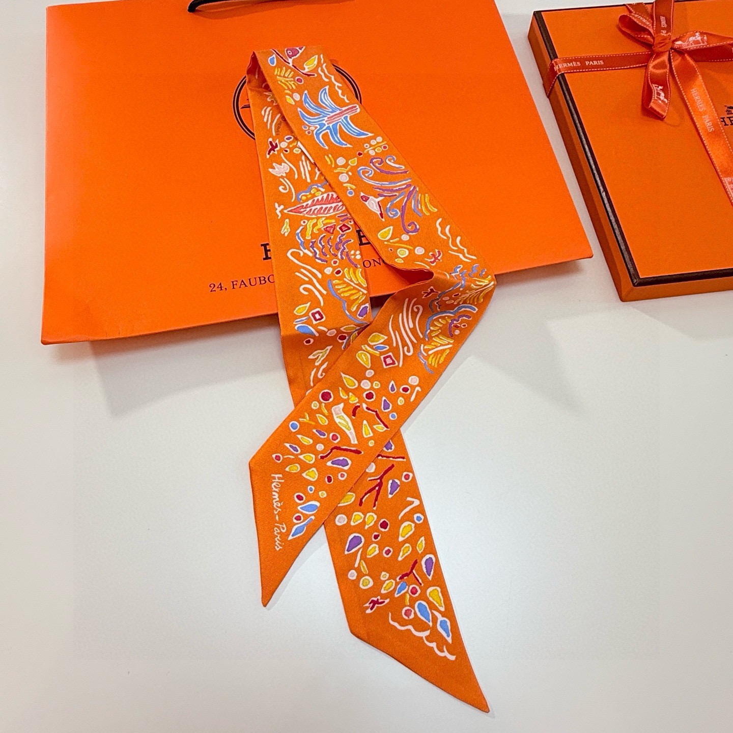 Lenço Hermes “ ”Twilly — photo 5