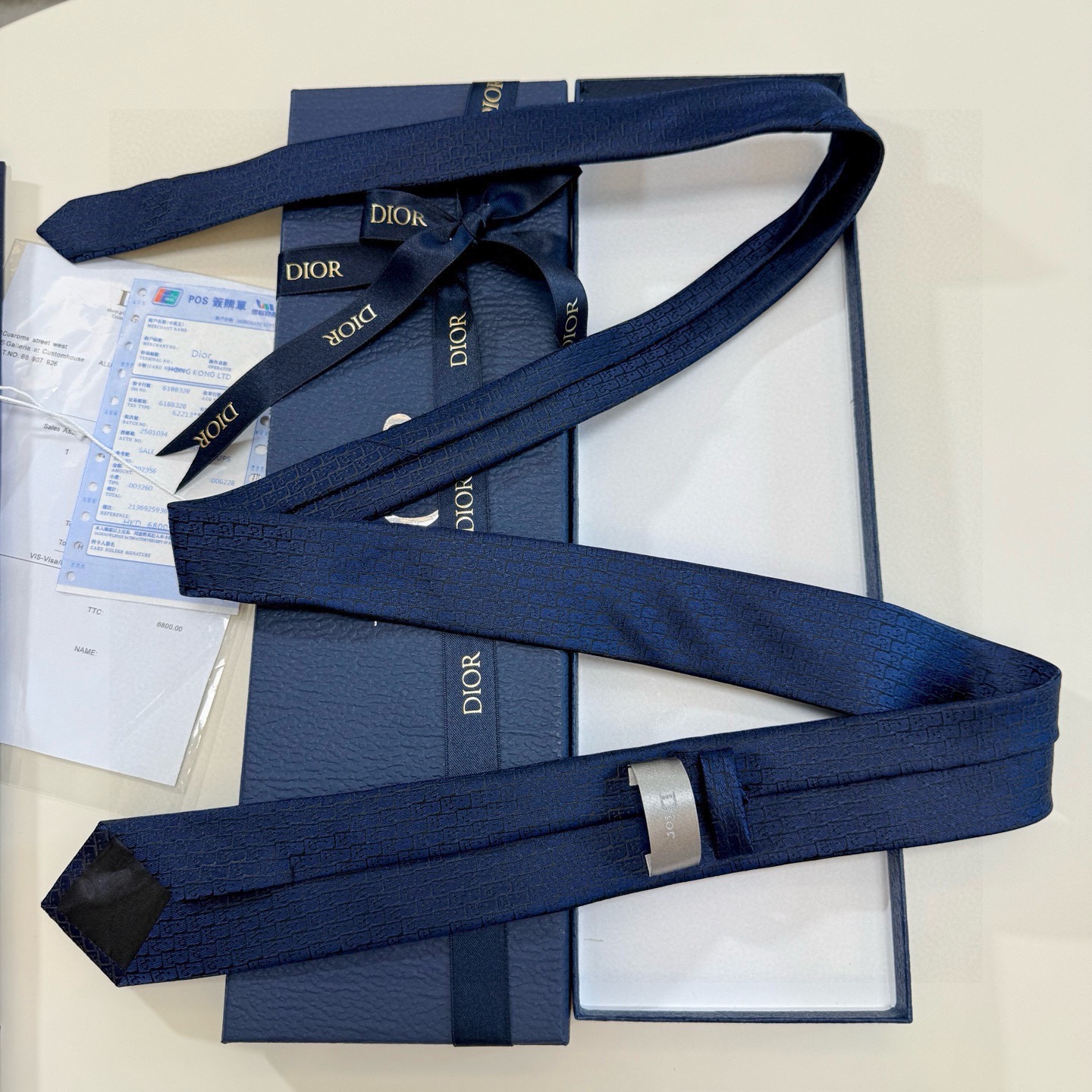 🌾爆款到Dior新款领带 💖💖👔👔Dior男士【Do字母印花领带】，稀有😻😻展现精湛手工与时尚优雅的理想