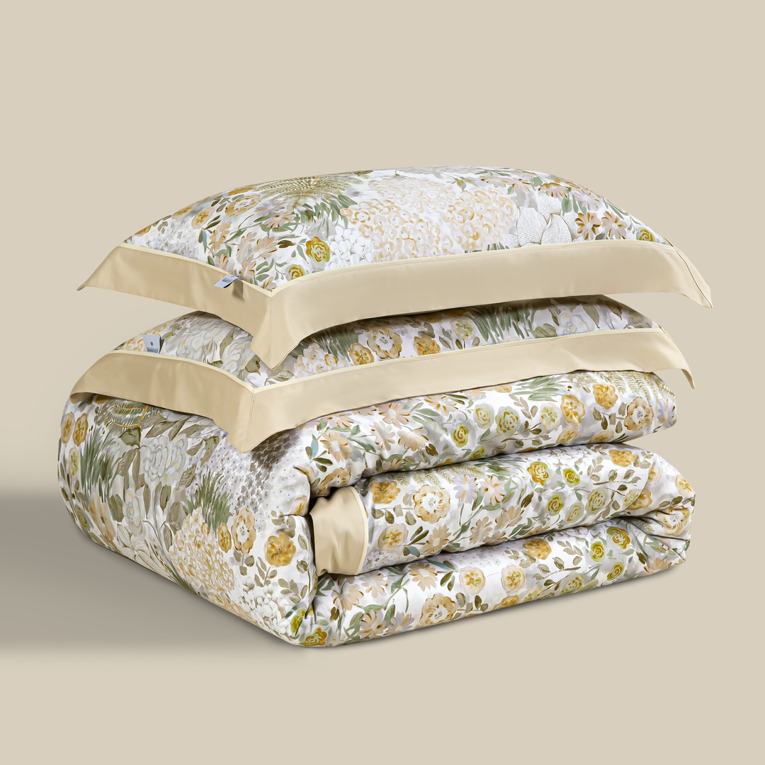 Cotton Brushed 4-Piece Bedding Set - Comprehensive 9