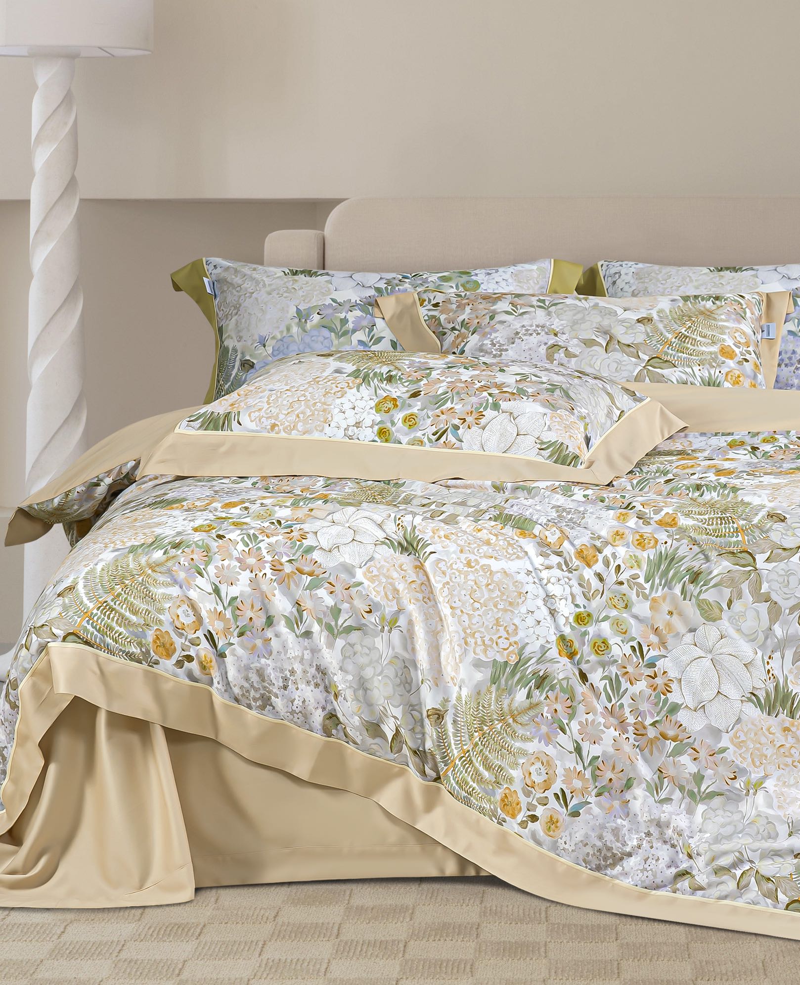 Cotton Brushed 4-Piece Bedding Set - Comprehensive 3