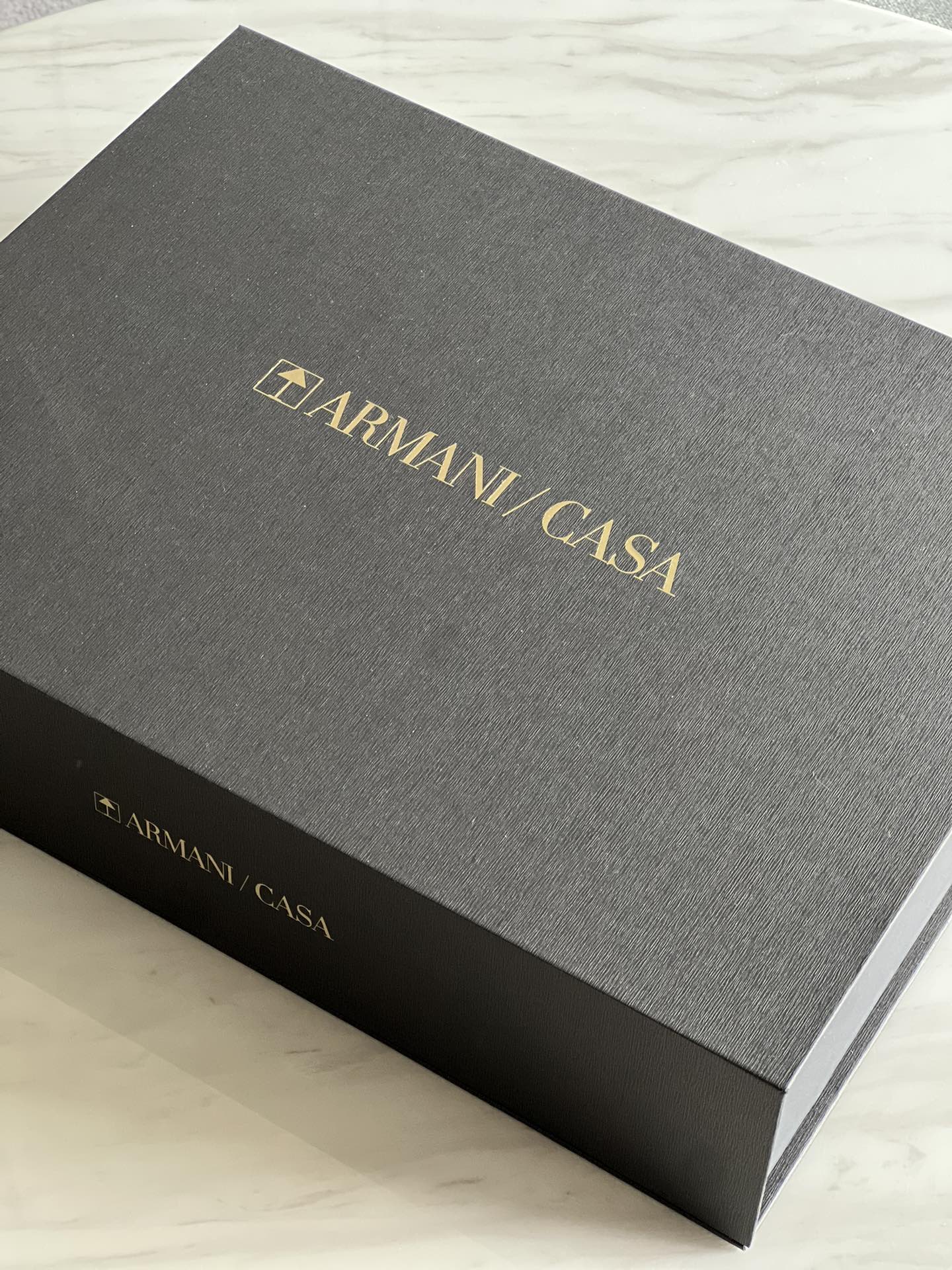 Armani/Casa Luxury Bedding Set with Double-Layer Pillowcases