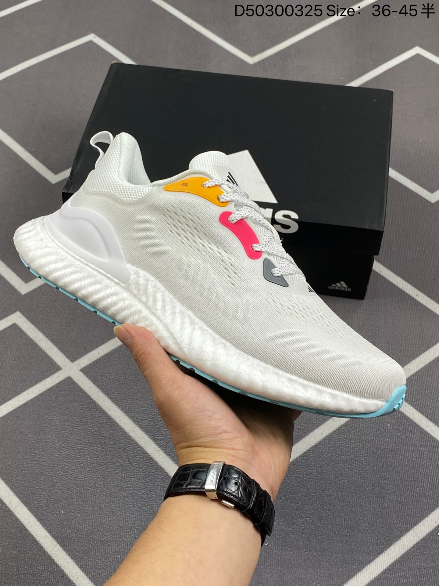 新配色上架️AdidasAlPhabounce阿尔法货号CG4761官方同步配色原盒配防水袋原材组装无盒