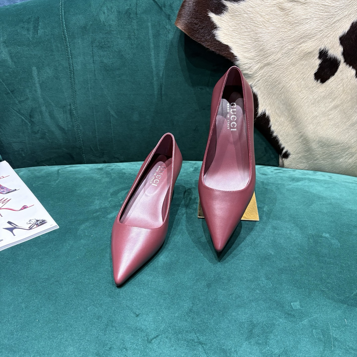 Gucci Style Leather Women's Shoes style reference detail image 8 from source 784683