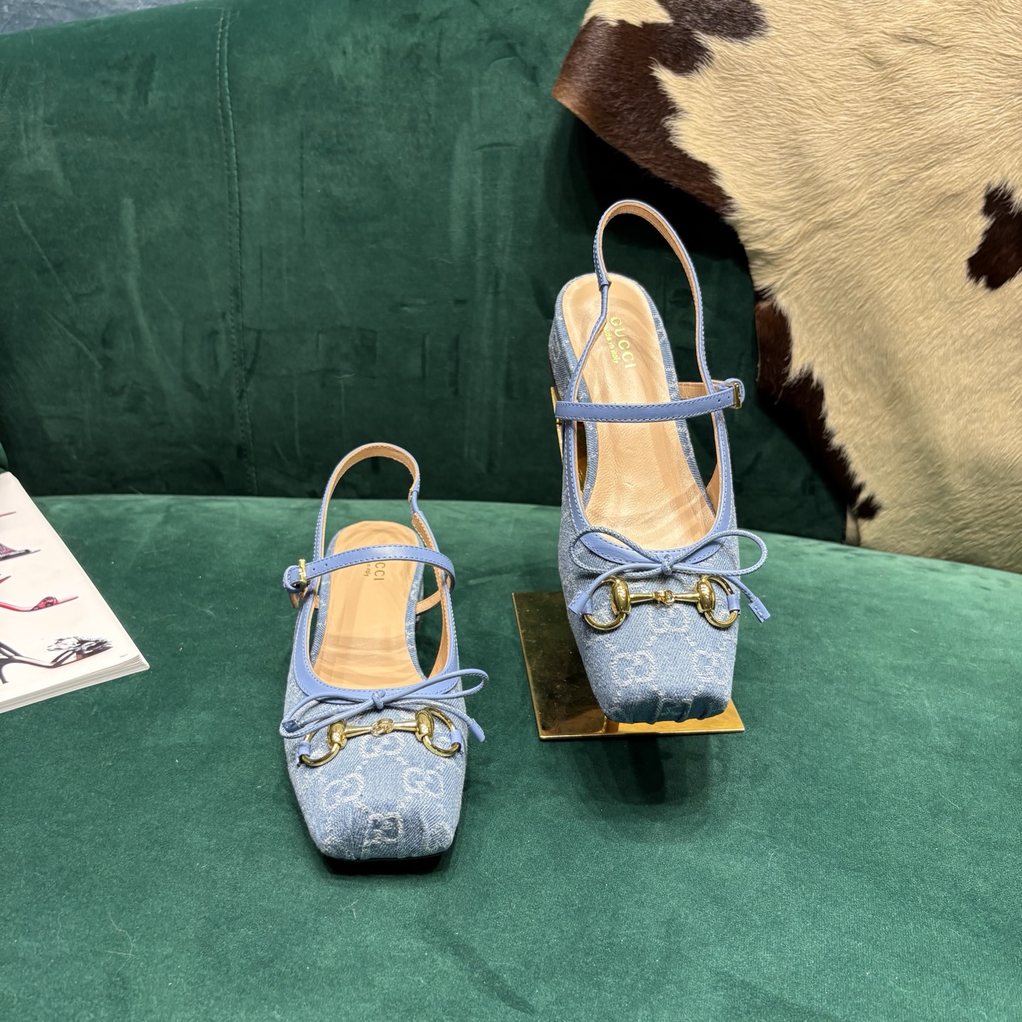 Gucci Style Leather Women's Shoes style reference detail image 7 from source 784696
