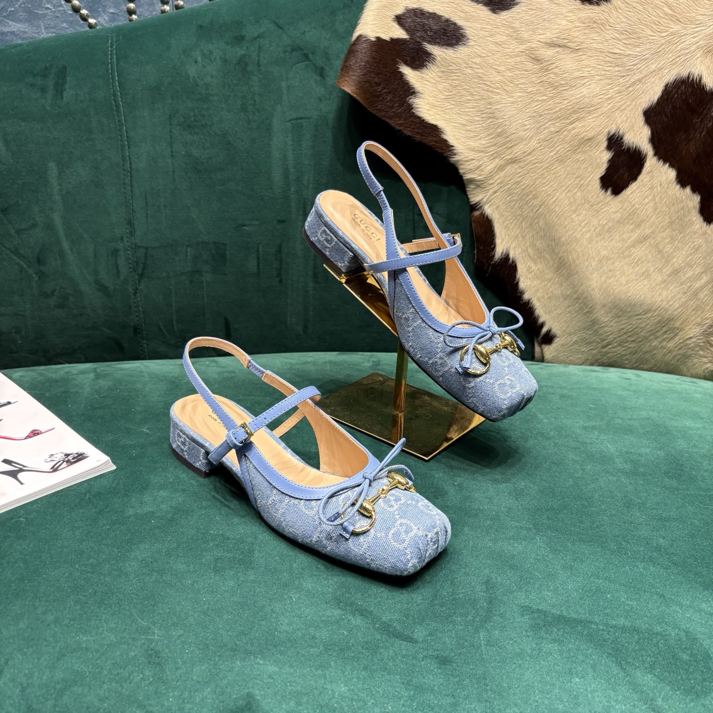 Gucci Style Leather Women's Shoes style reference detail image 8 from source 784696