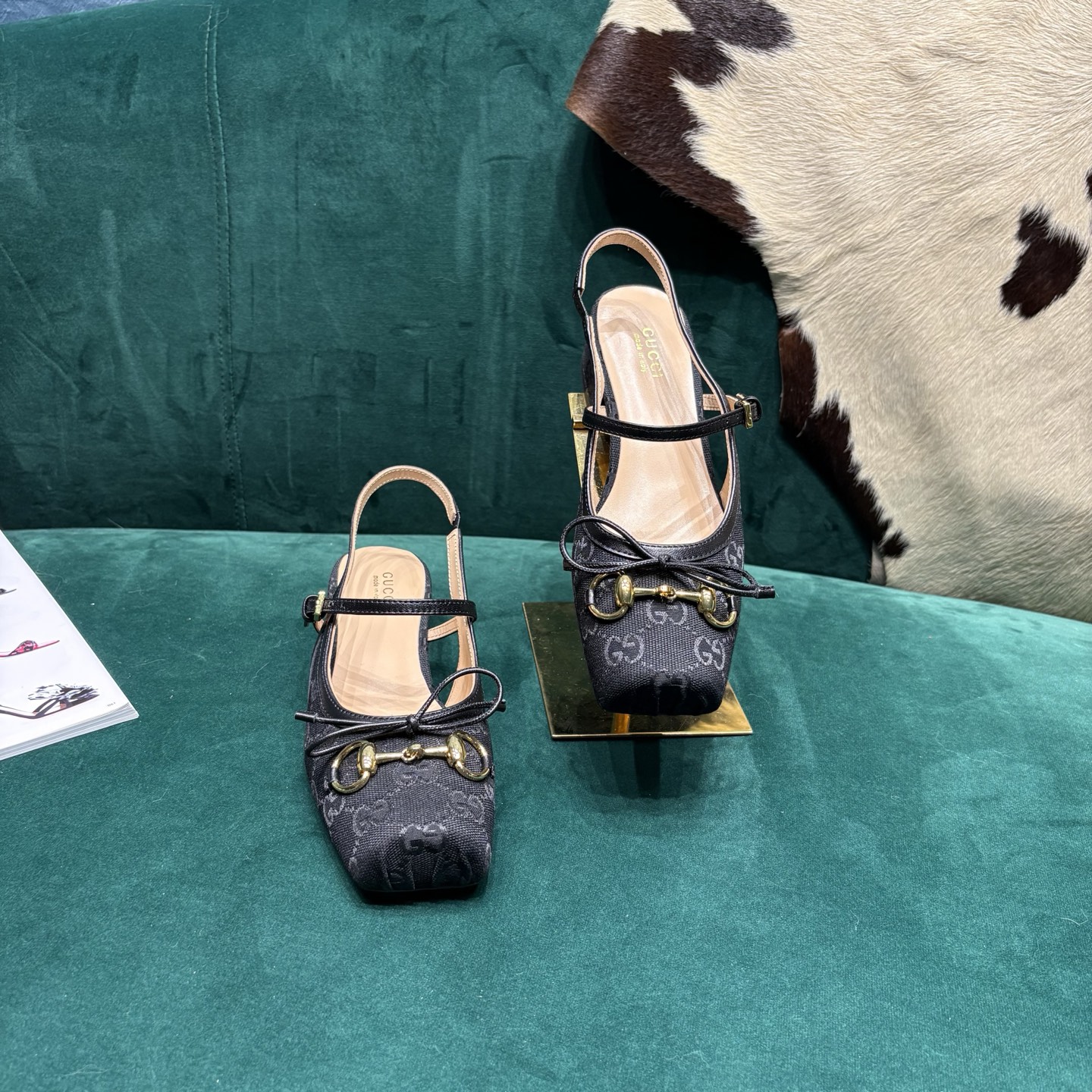 Gucci Style Leather Women's Shoes style reference detail image 7 from source 784697