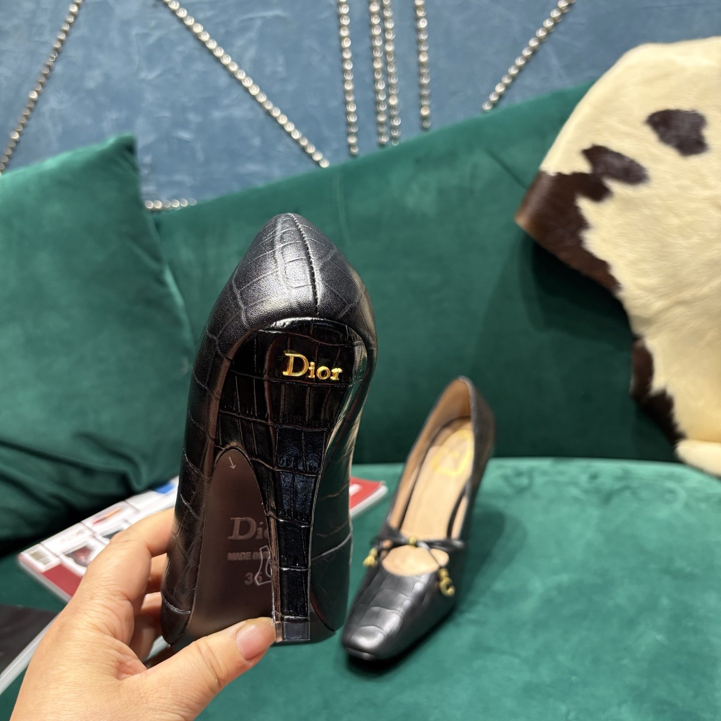 Dior Style Leather Women's Shoes style reference detail image 6 from source 785004