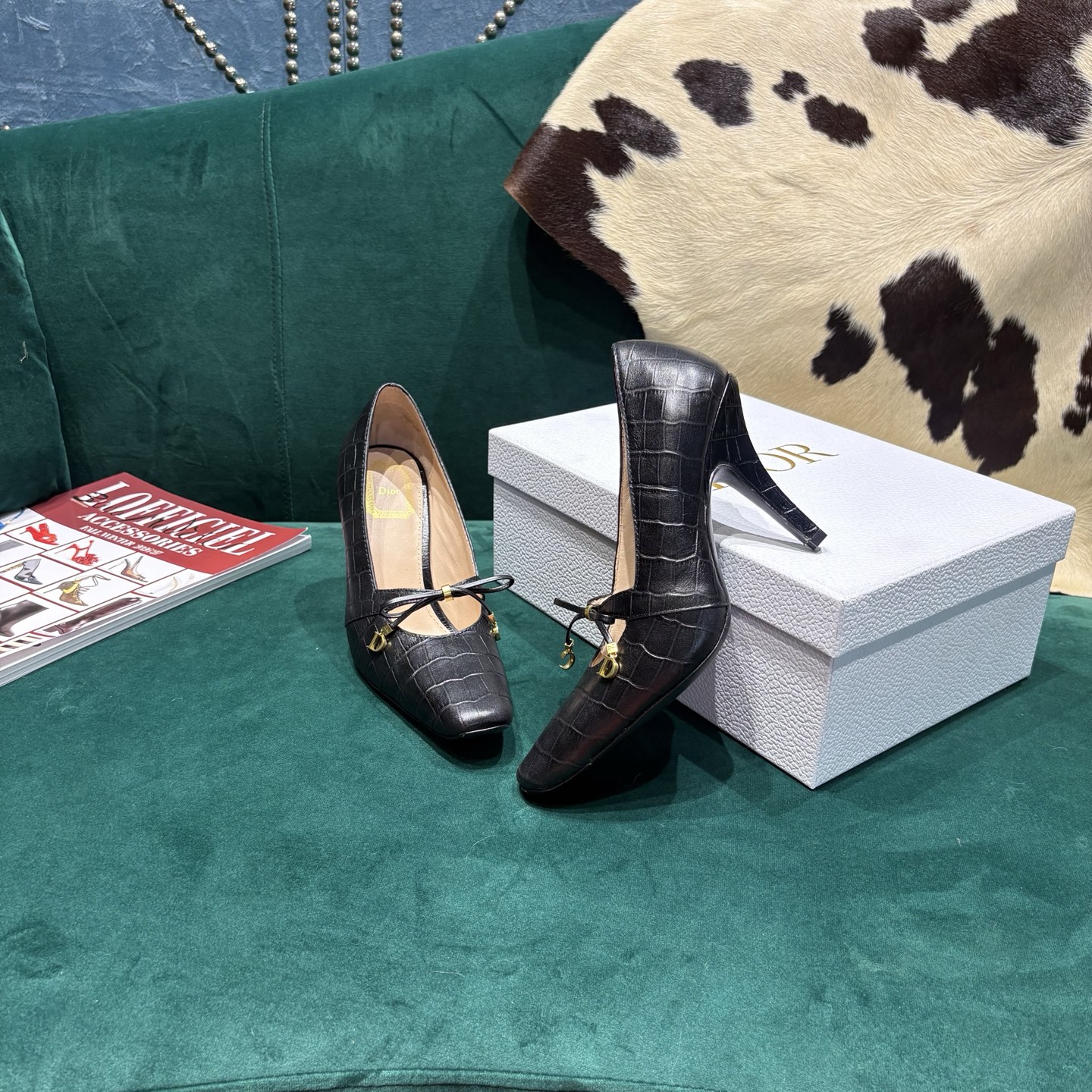 Dior Style Leather Women's Shoes style reference detail image 9 from source 785004