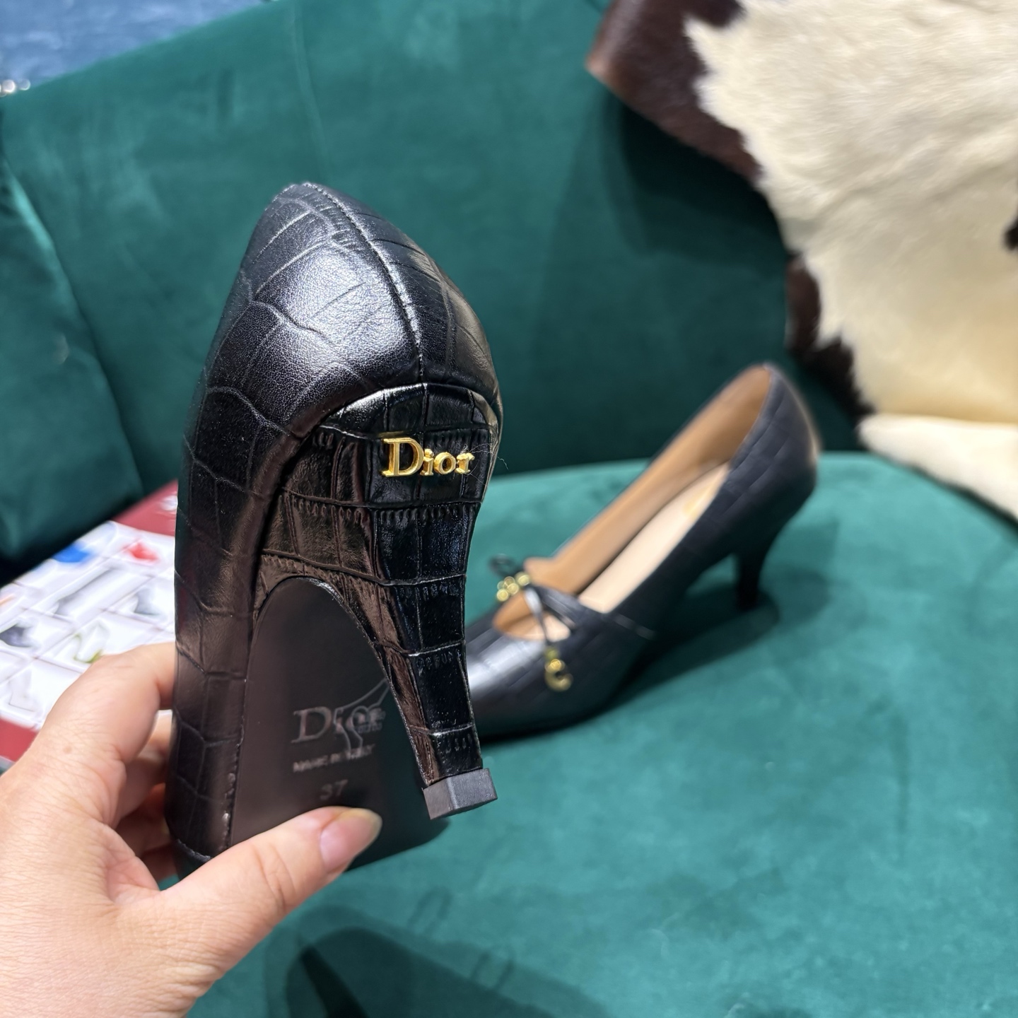 Dior Style Leather Women's Shoes style reference detail image 7 from source 785006