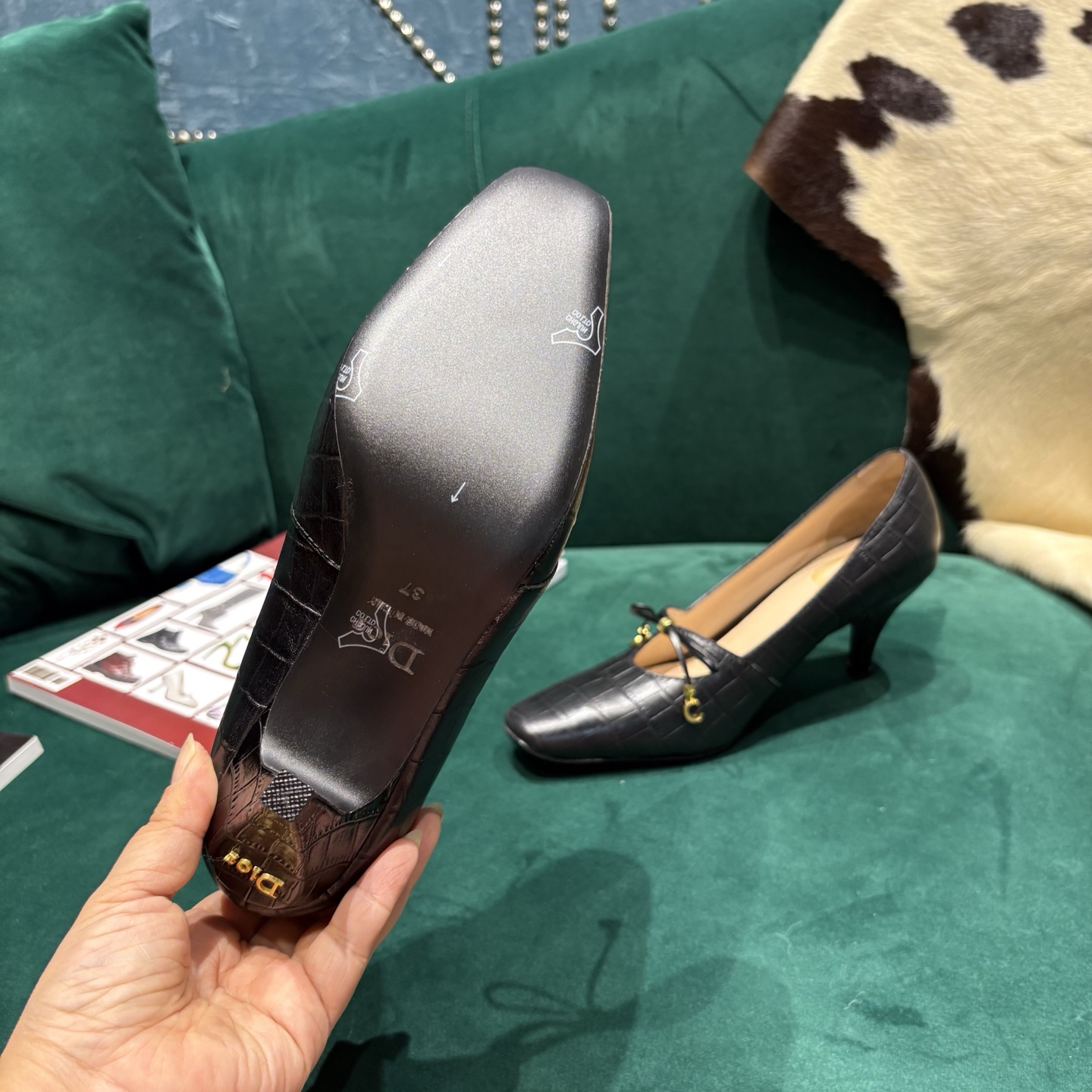 Dior Style Leather Women's Shoes style reference detail image 6 from source 785006