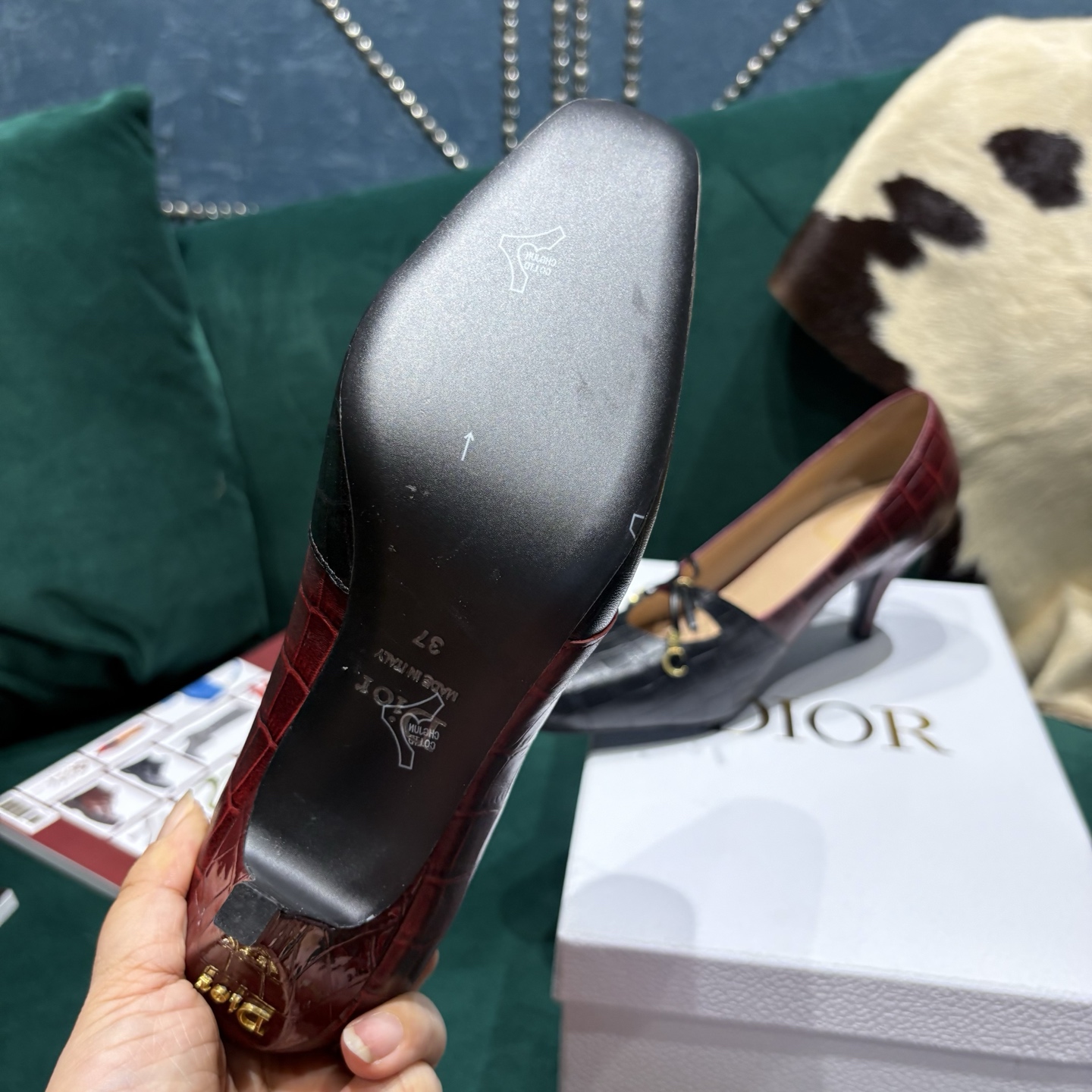 Dior Style Leather Women's Shoes style reference detail image 6 from source 785009
