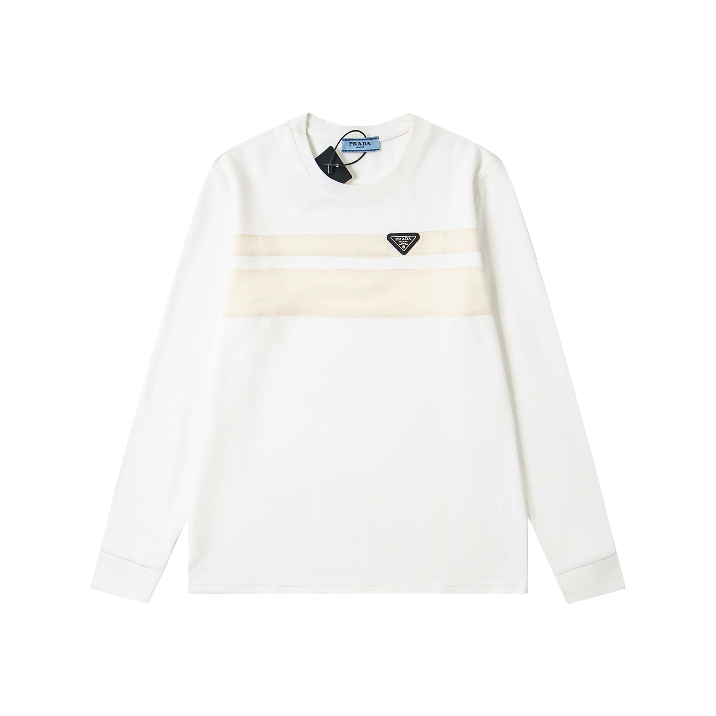 PRADA 軽奢クラシック三角ロゴラウンドネックスウェット