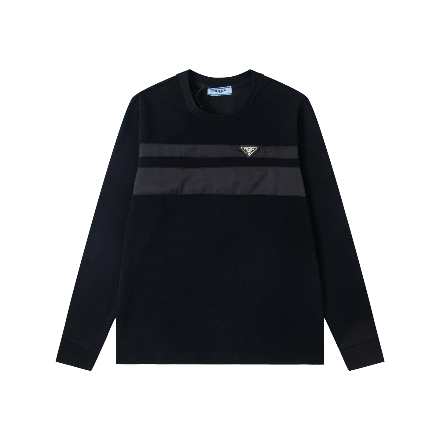 PRADA 軽奢クラシック三角ロゴラウンドネックスウェット