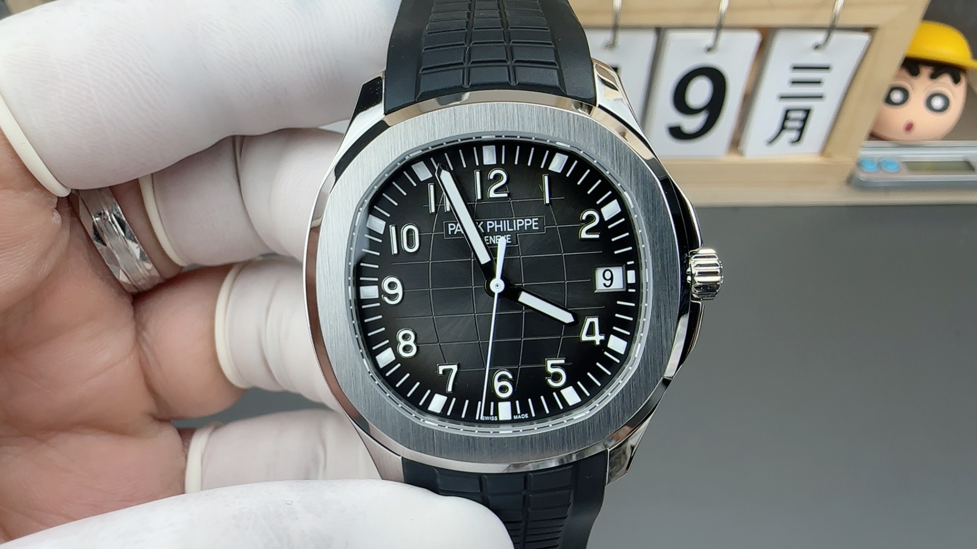 NO:754982,3K grenade/black tape/42mm diameter/324 all-in-one machine,198609093K 手雷/黑胶带/42mm 表径/324 一体机,,Watch