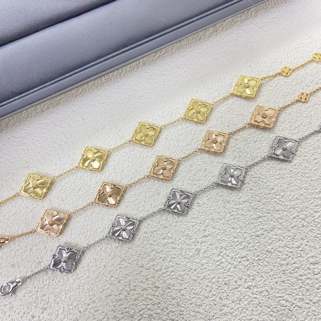 NO:857720,Buccellati bracelet new laser five-flower bracelet, Buccellati bracelet, bracelet19860909布契拉提手链 新品镭射五花手链,布契拉提手链,bracelet,Jewelry