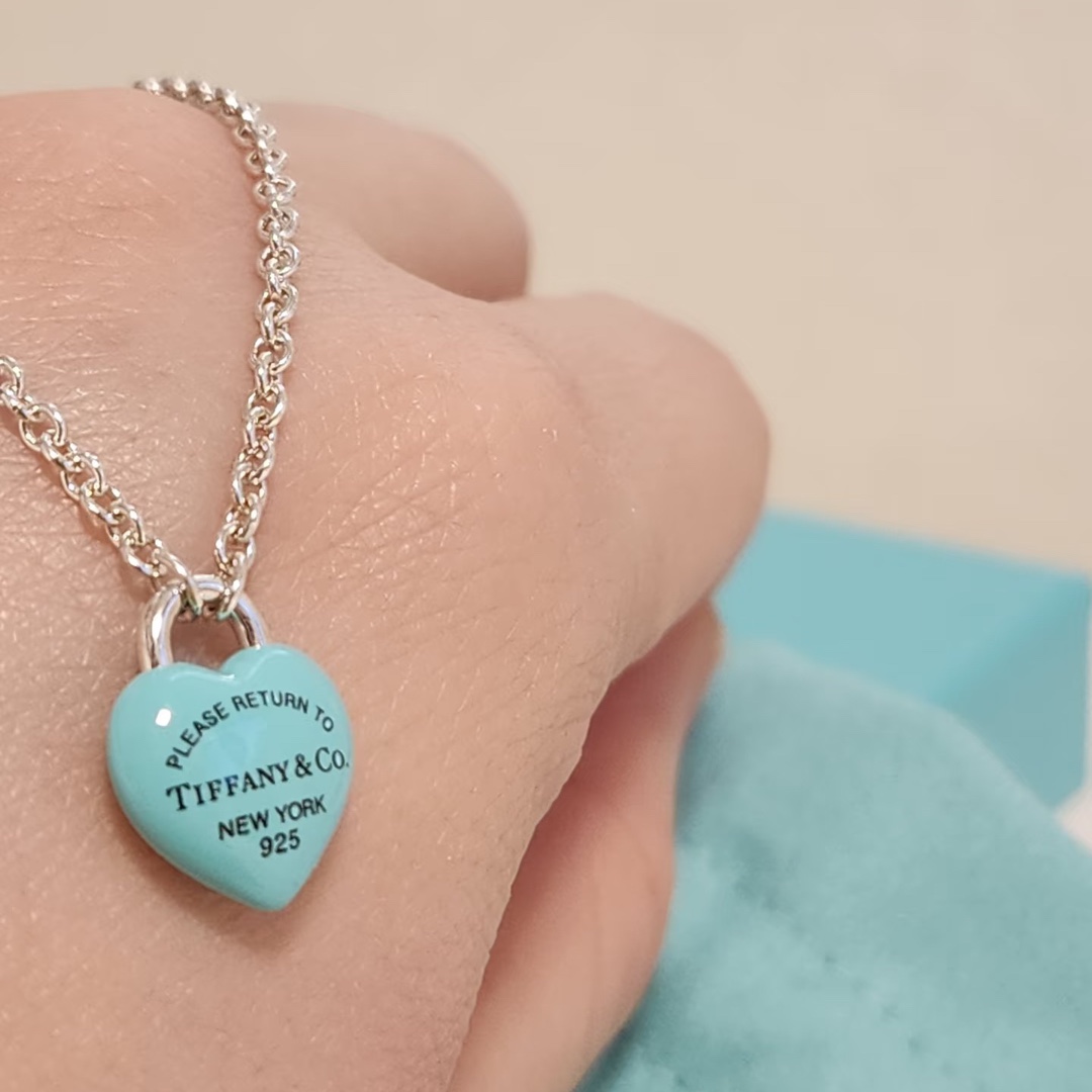👑蒂芙尼项链 新品珐琅爱心项链 Tiffany以爱与美、罗曼蒂克与梦想为题