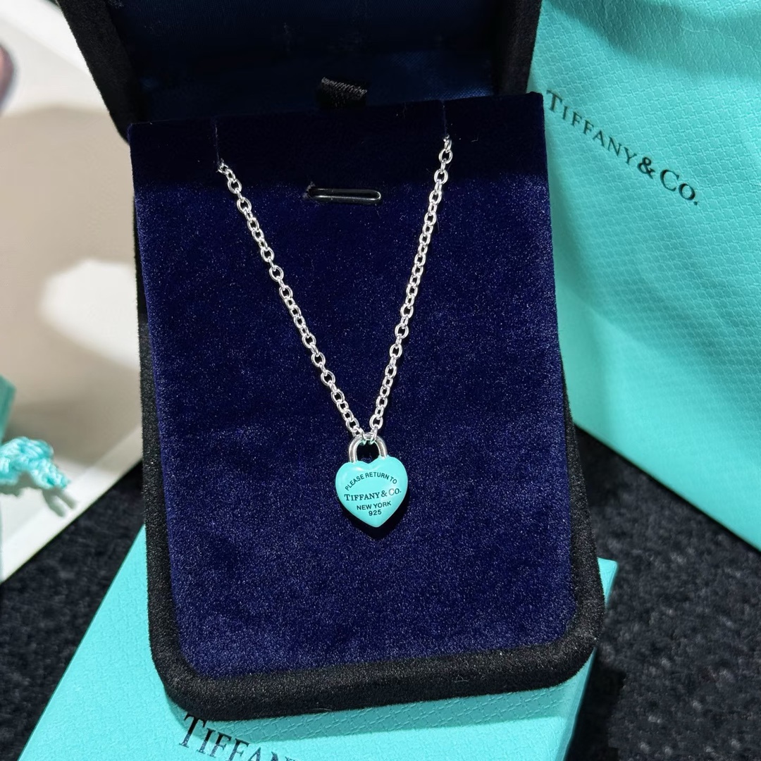 👑蒂芙尼项链 新品珐琅爱心项链 Tiffany以爱与美、罗曼蒂克与梦想为题
