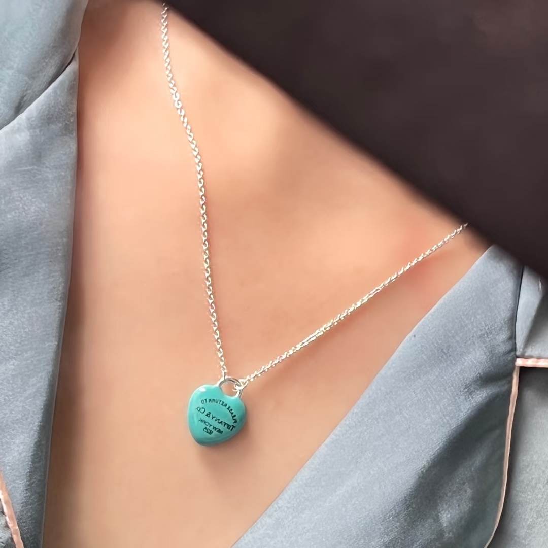 👑蒂芙尼项链 新品珐琅爱心项链 Tiffany以爱与美、罗曼蒂克与梦想为题
