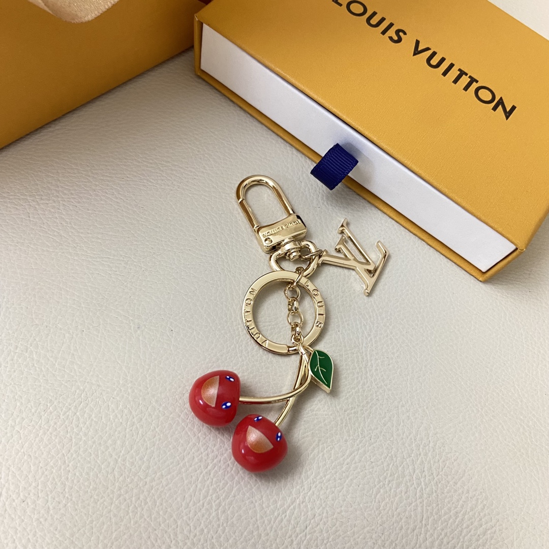 ¥108 Lv钥匙扣 新品🍒樱桃钥匙扣