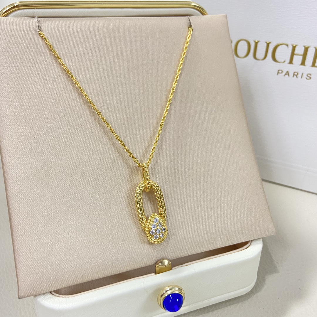 ¥108 宝诗龙项链 BSXLL0003-044镶钻水滴项链 