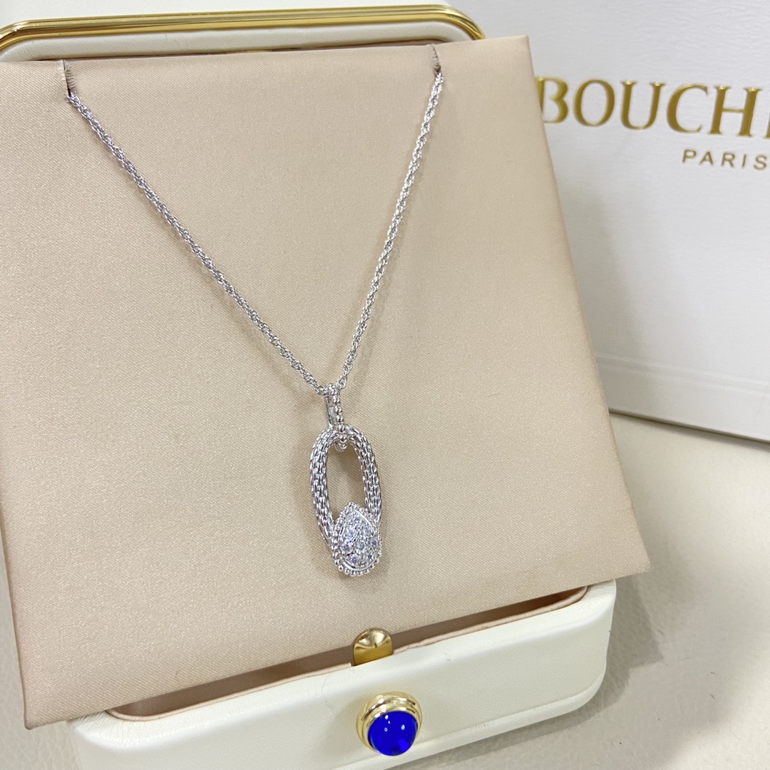 ¥108 宝诗龙项链 BSXLL0003-044镶钻水滴项链 